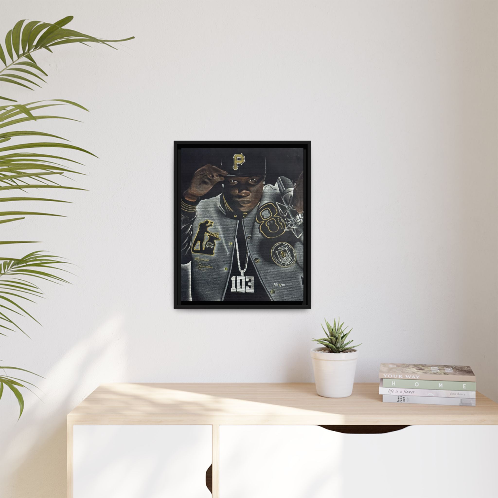 Canvas Looking in the Mirror Wall Art