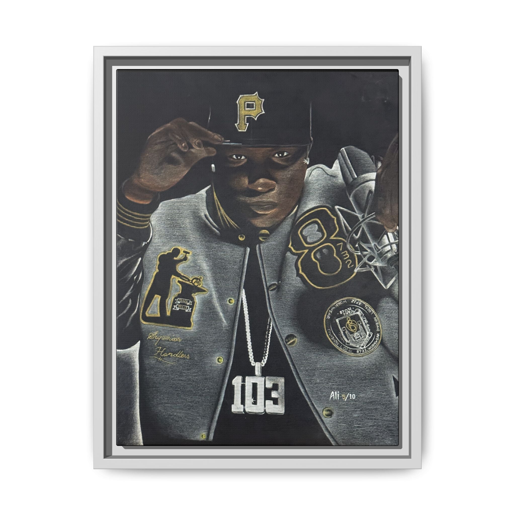 Canvas Looking in the Mirror Wall Art