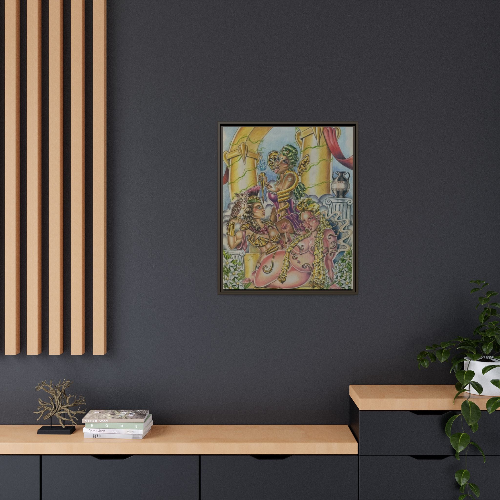 Canvas Art Print - Many Faces