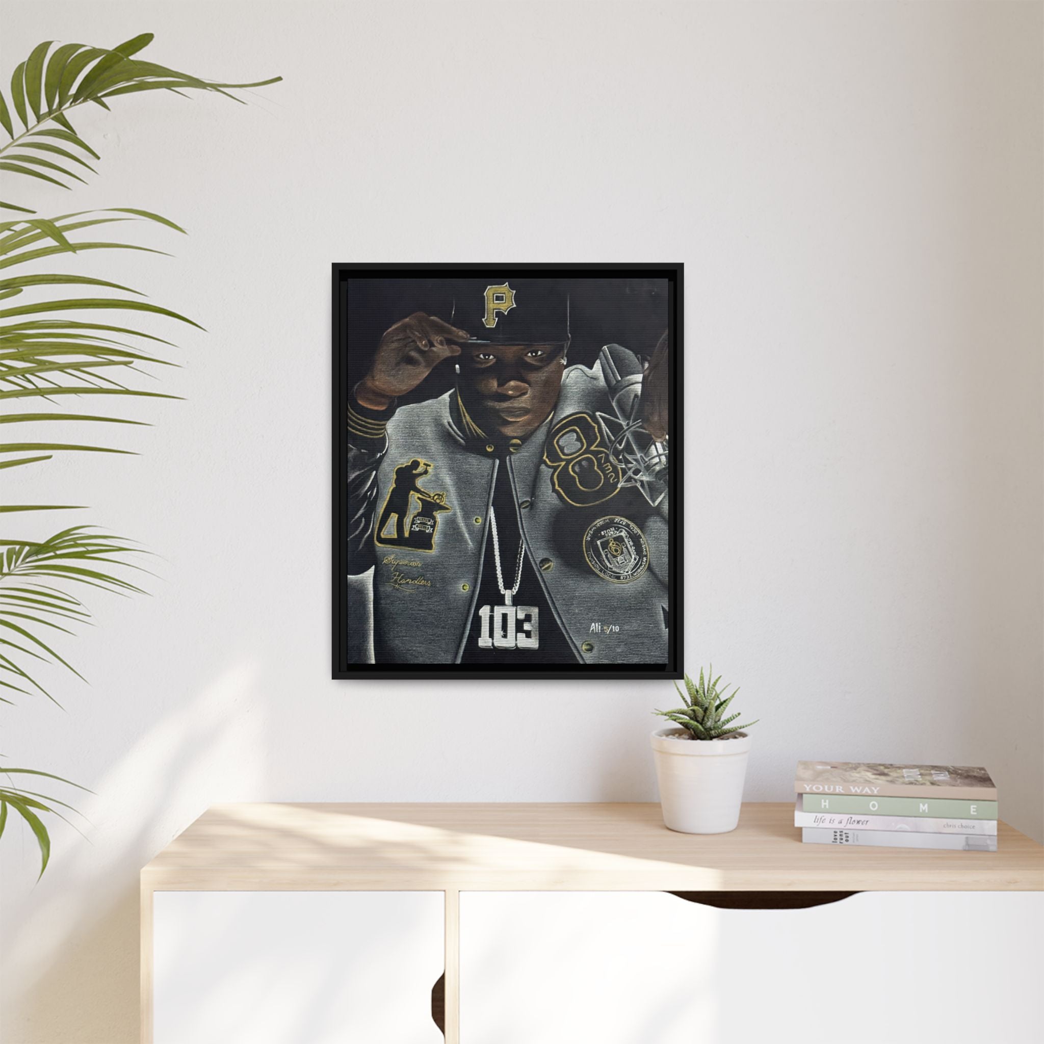 Canvas Looking in the Mirror Wall Art