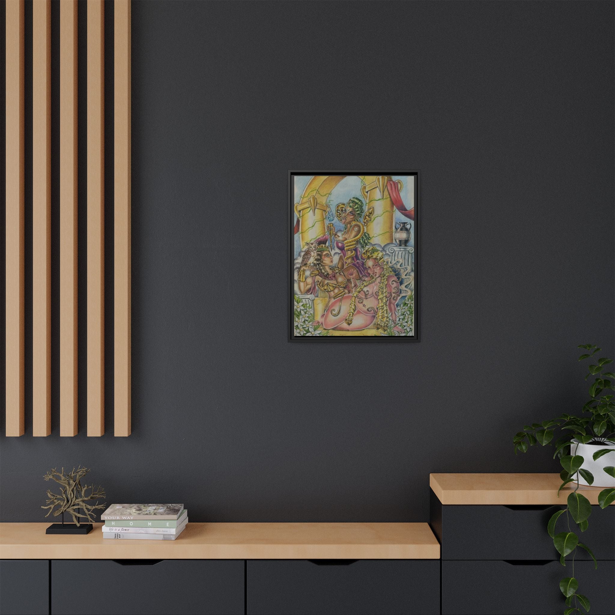 Canvas Art Print - Many Faces