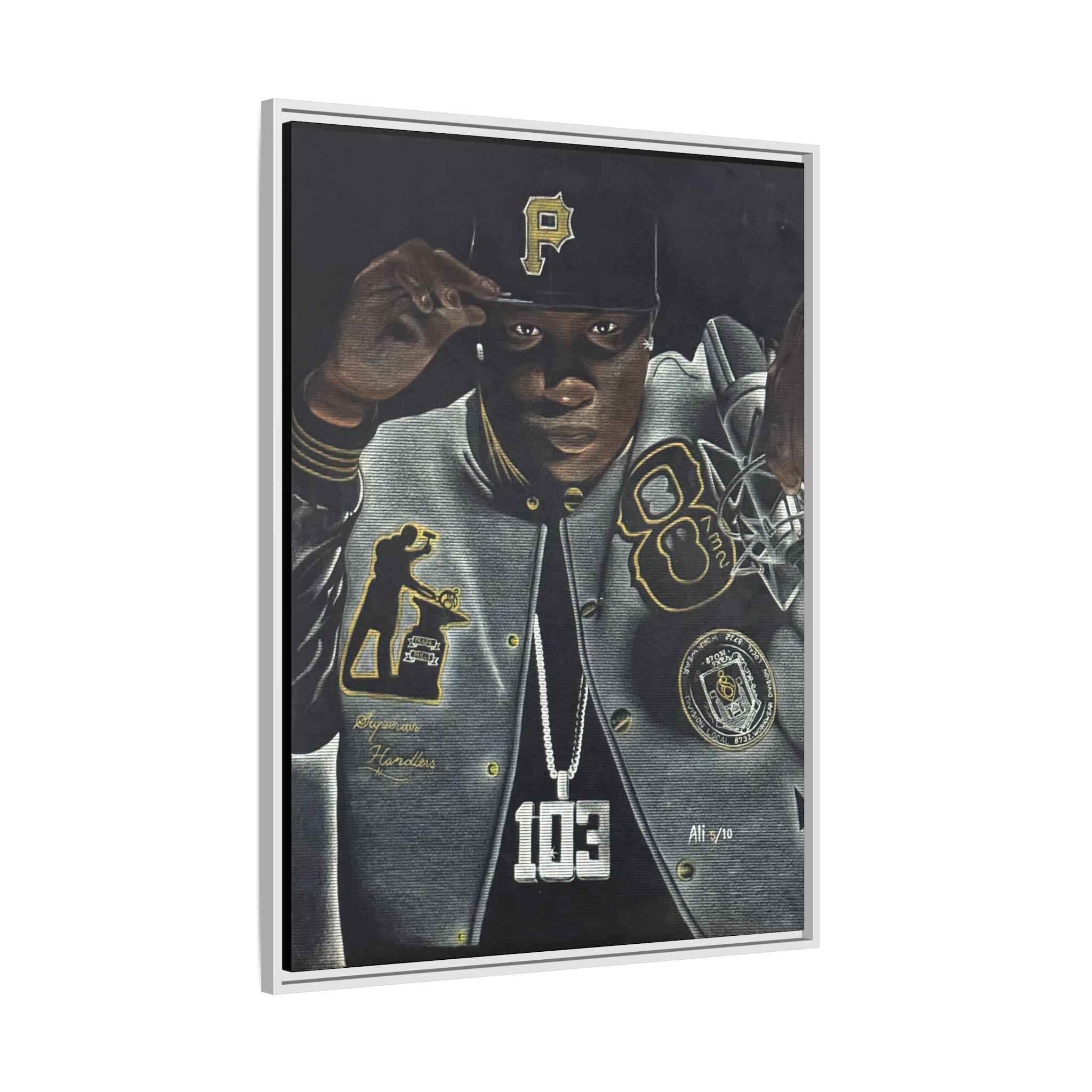 Canvas Looking in the Mirror Wall Art