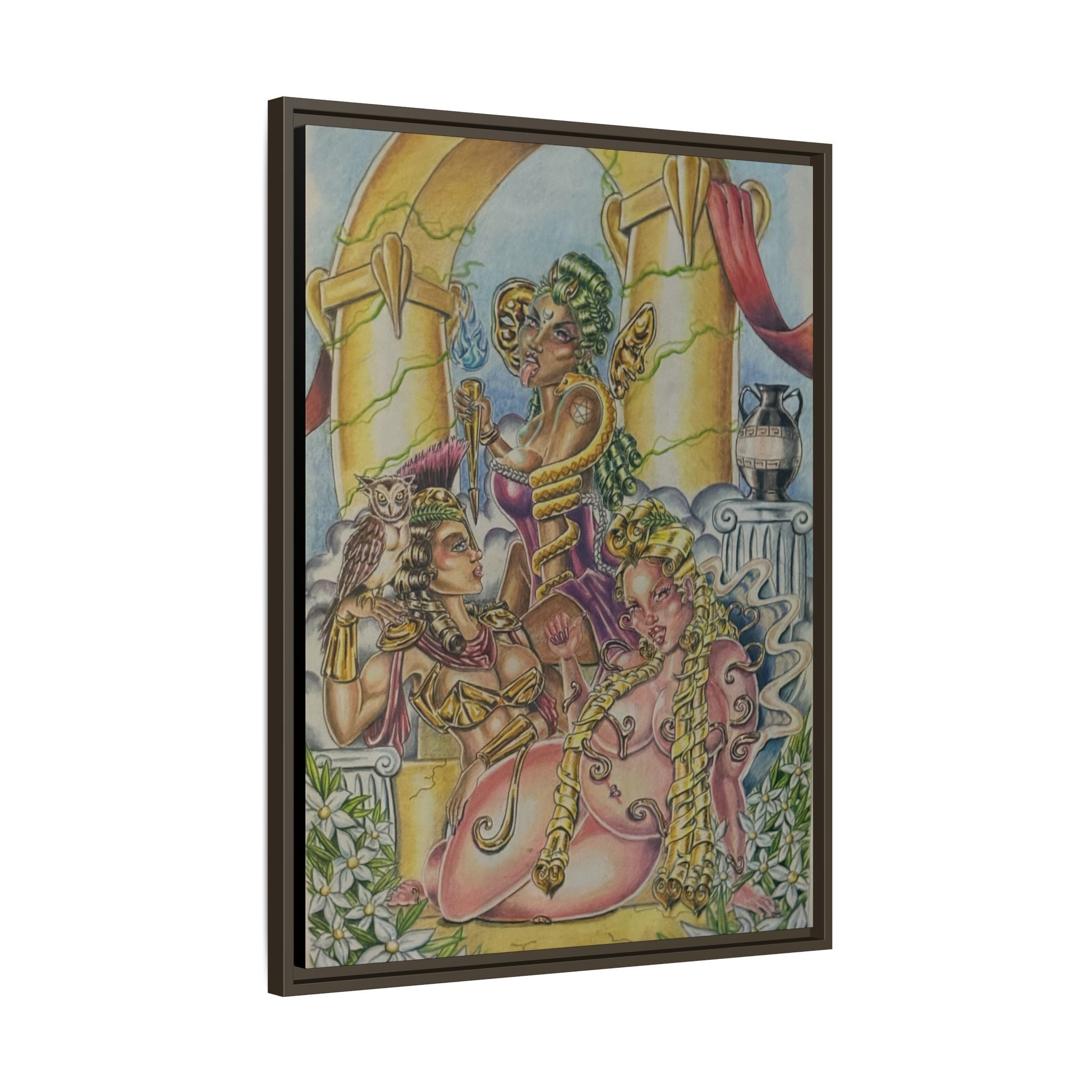 Canvas Art Print - Many Faces