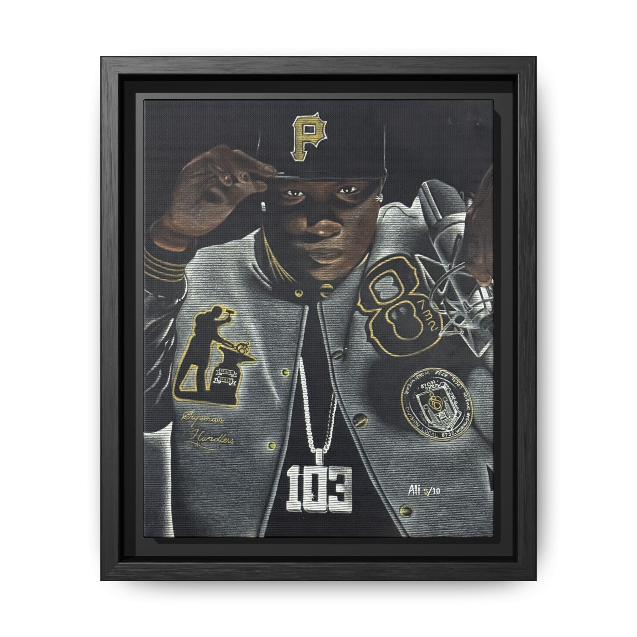 Canvas Looking in the Mirror Wall Art