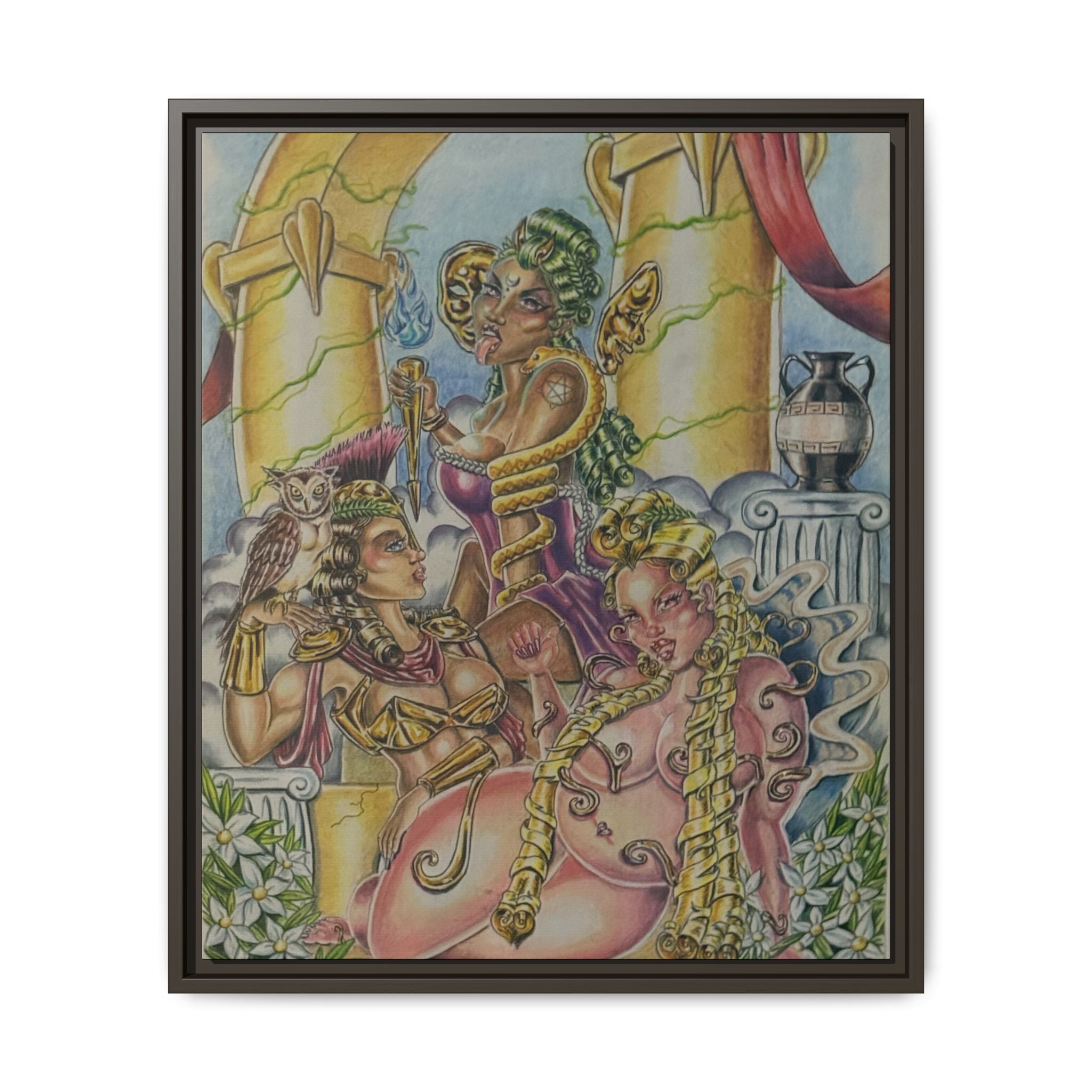 Canvas Art Print - Many Faces