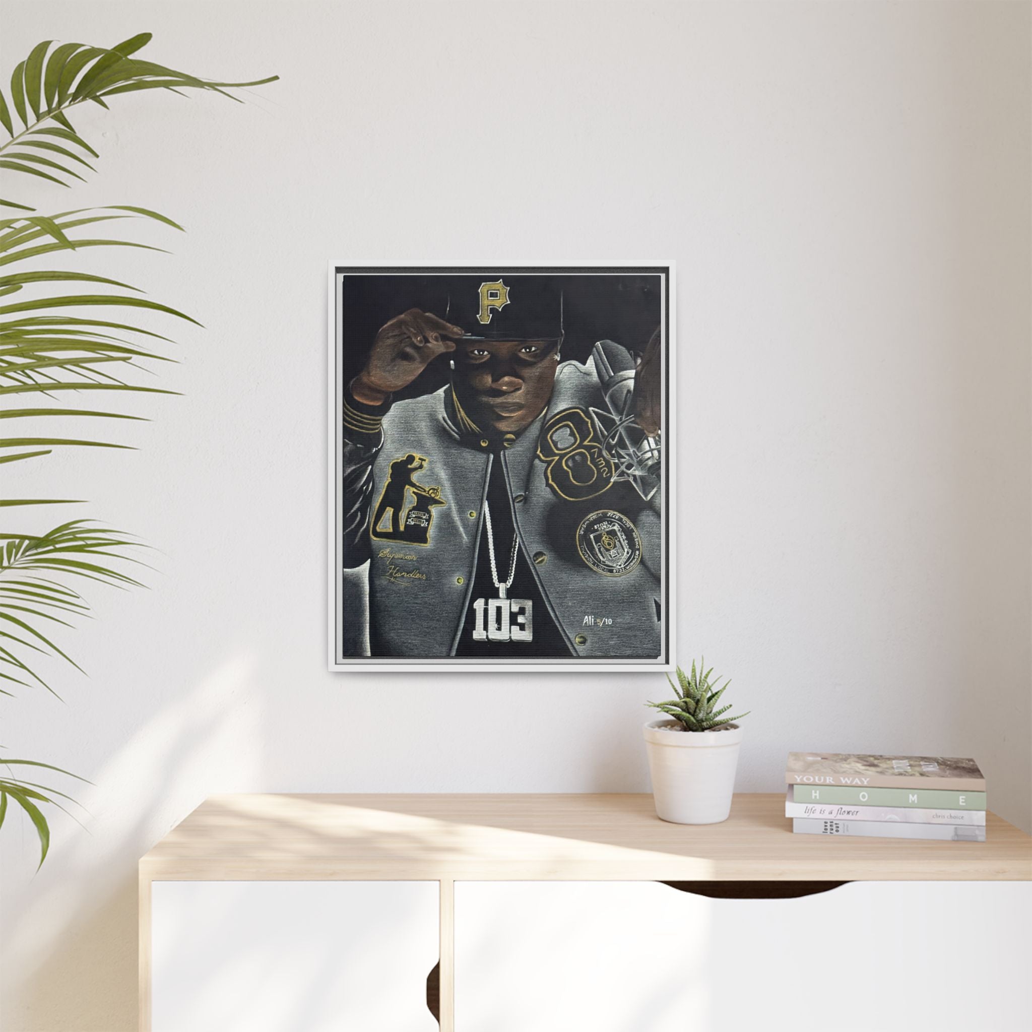 Canvas Looking in the Mirror Wall Art