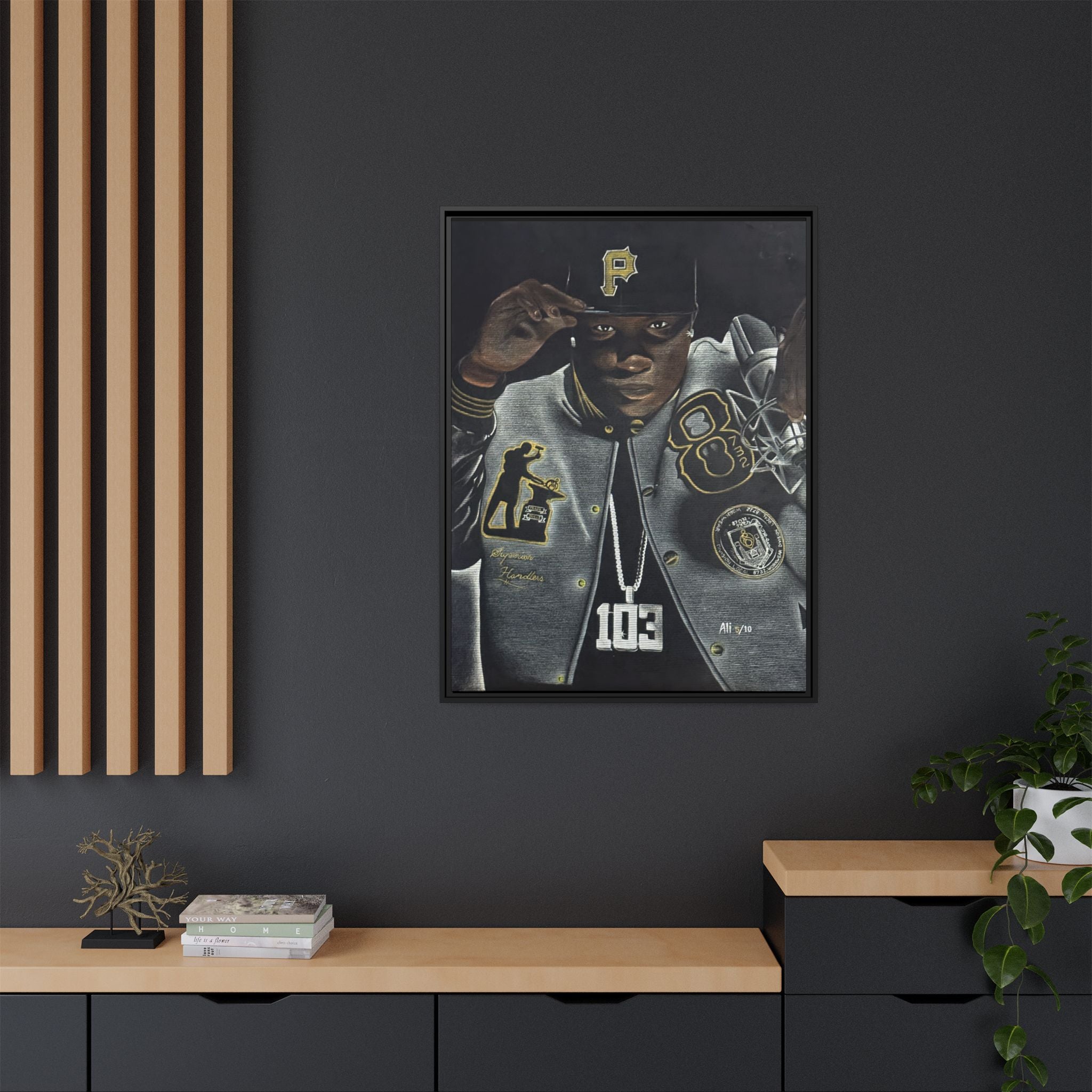 Canvas Looking in the Mirror Wall Art