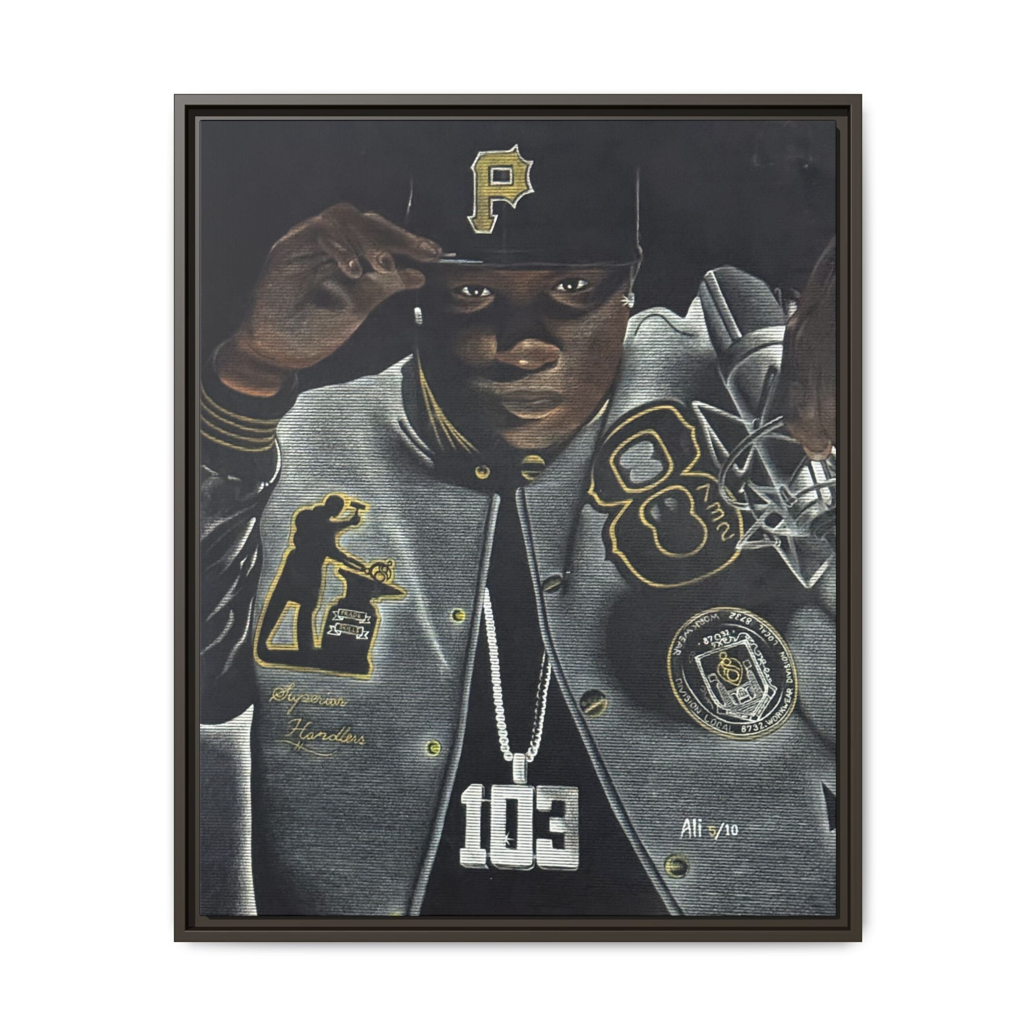 Canvas Looking in the Mirror Wall Art