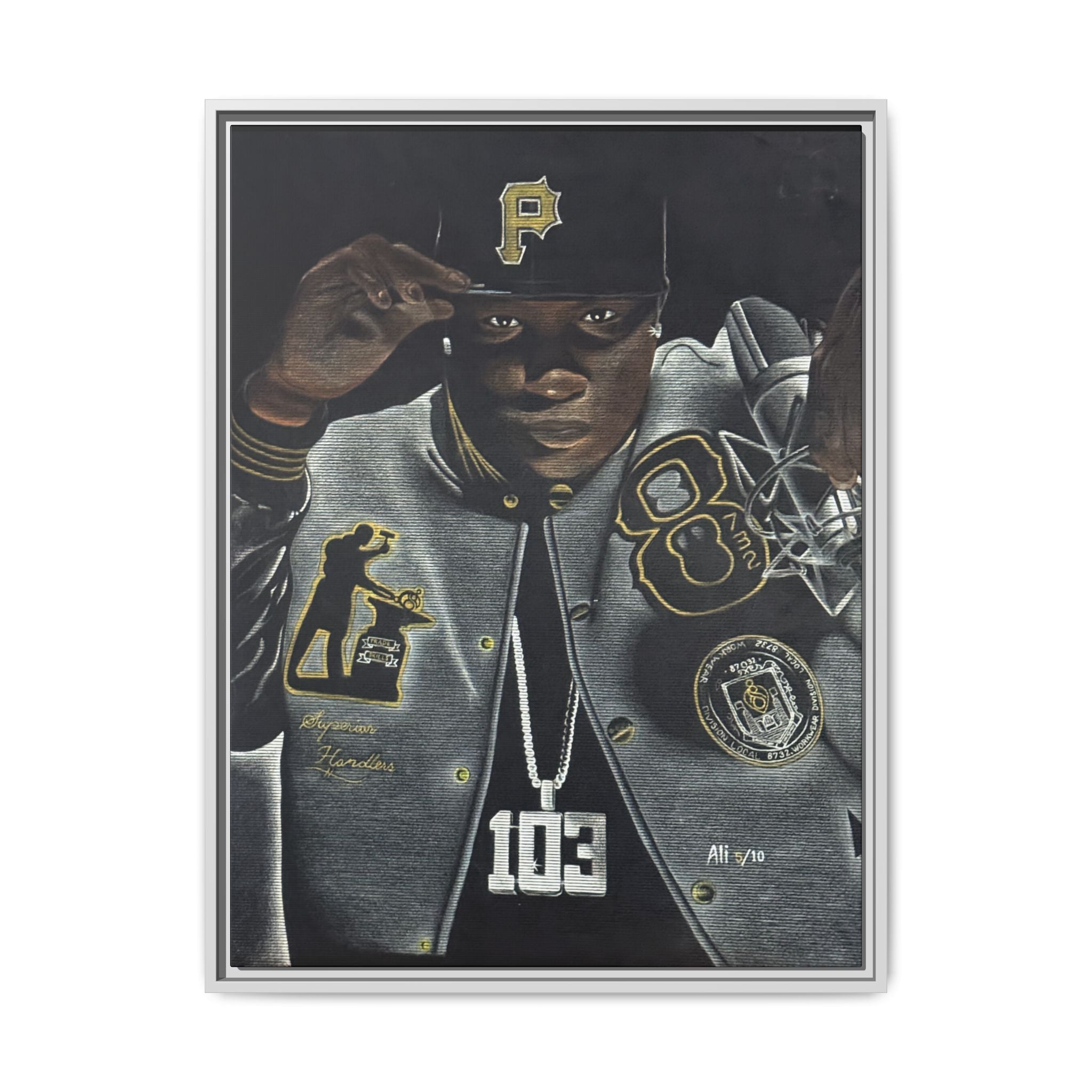 Canvas Looking in the Mirror Wall Art