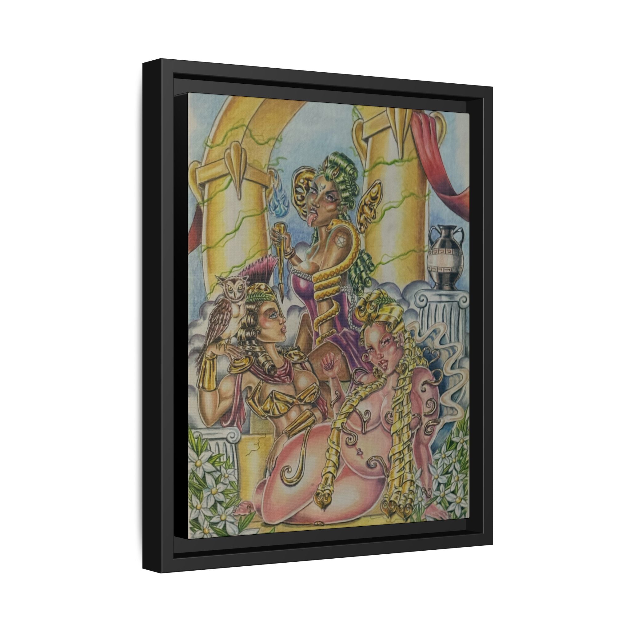 Canvas Art Print - Many Faces