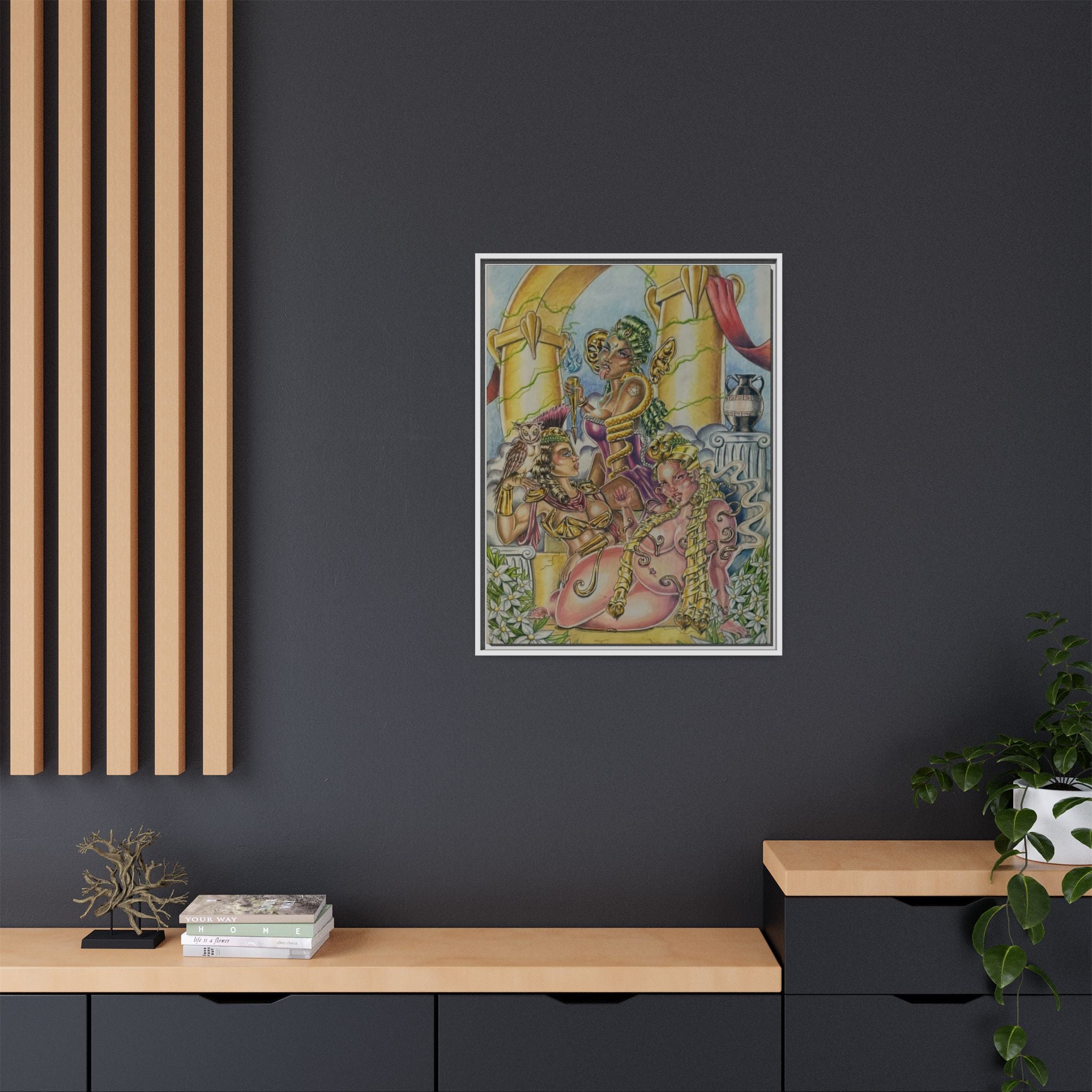 Canvas Art Print - Many Faces