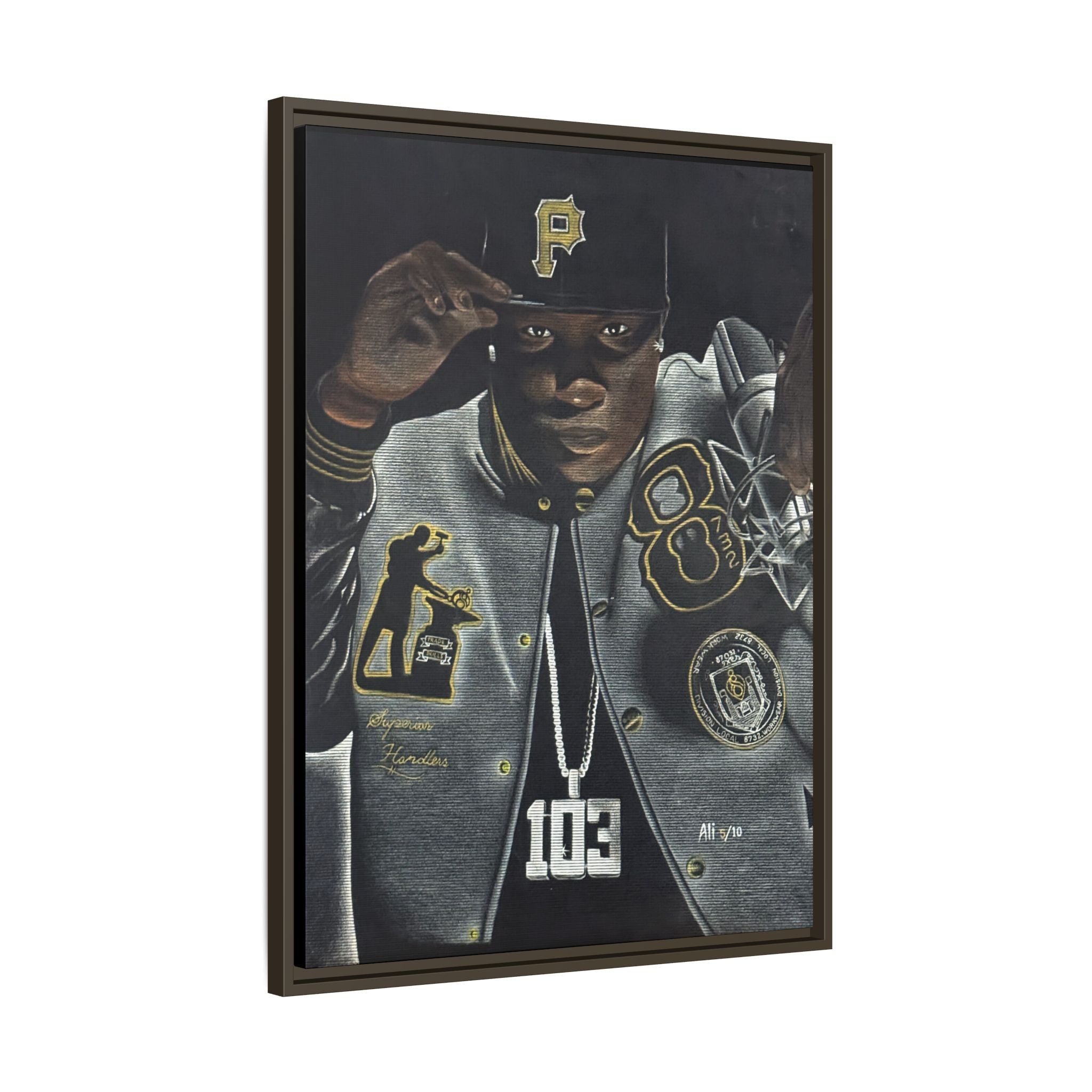 Canvas Looking in the Mirror Wall Art