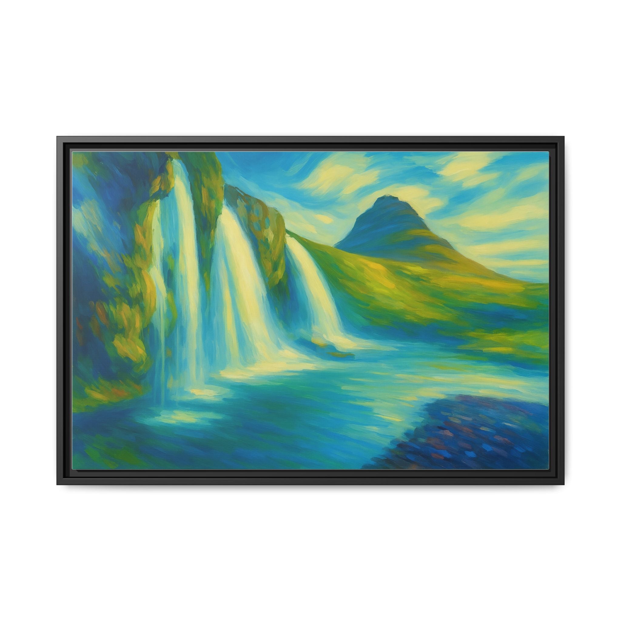 Waterfall Green Landscape