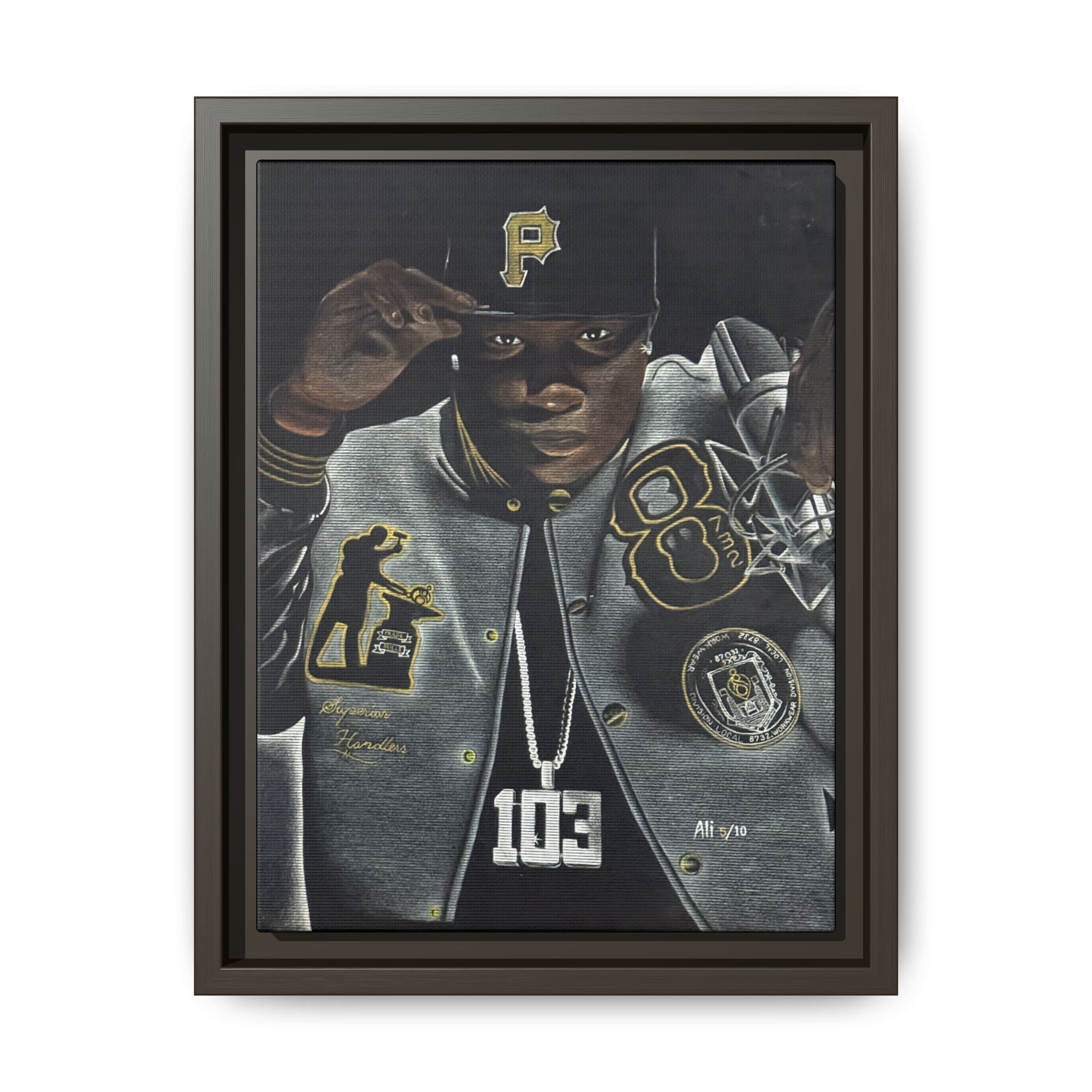 Canvas Looking in the Mirror Wall Art