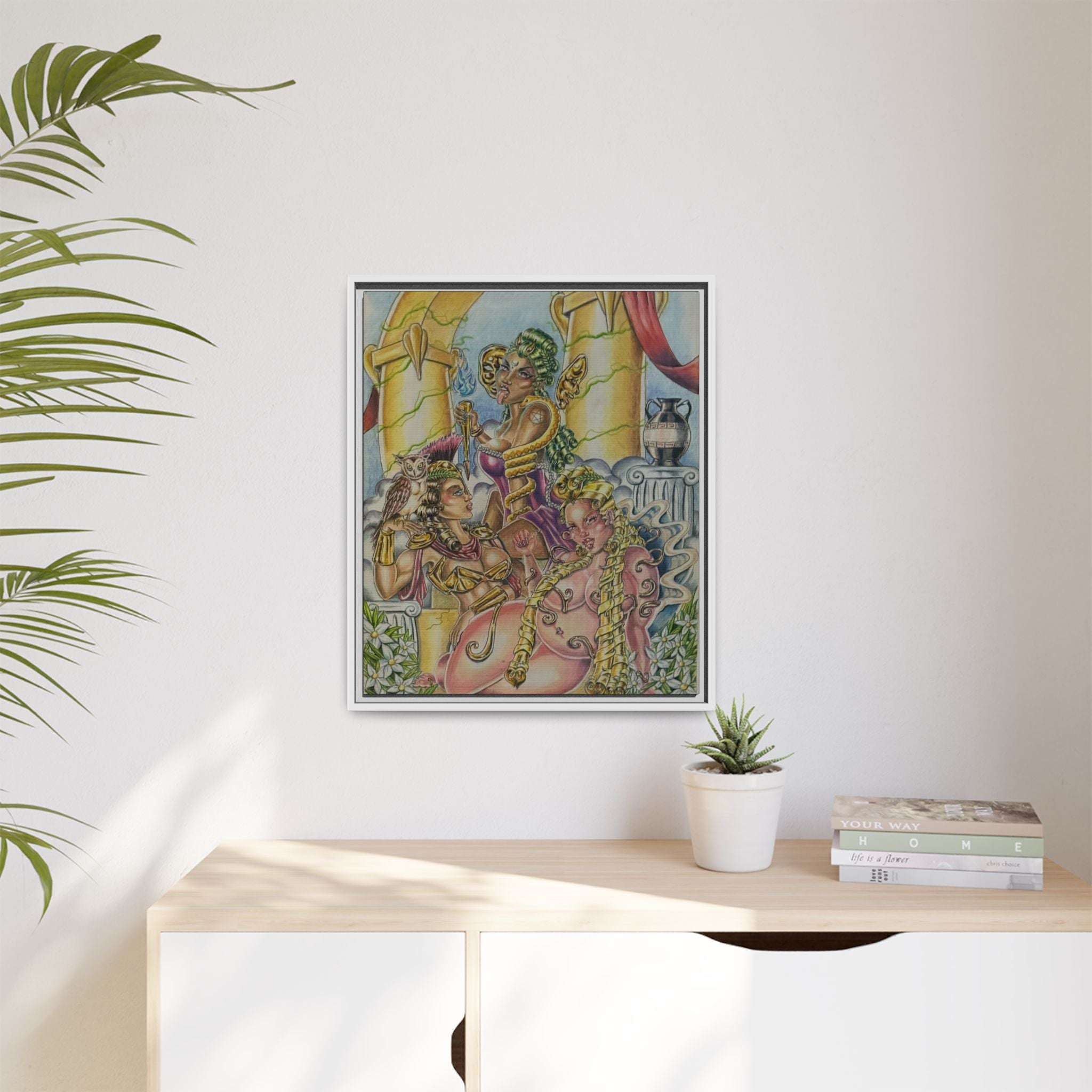 Canvas Art Print - Many Faces