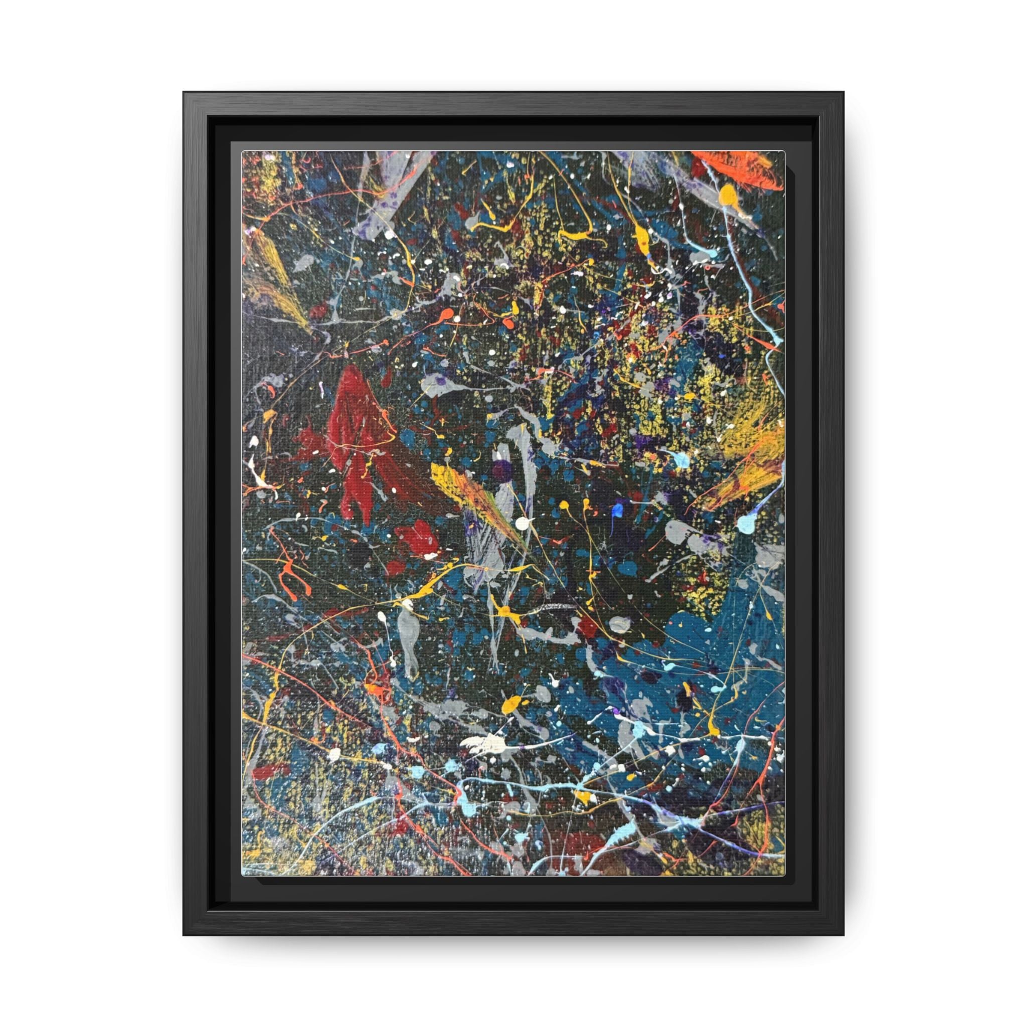 Colorful Abstract Framed Canvas Art