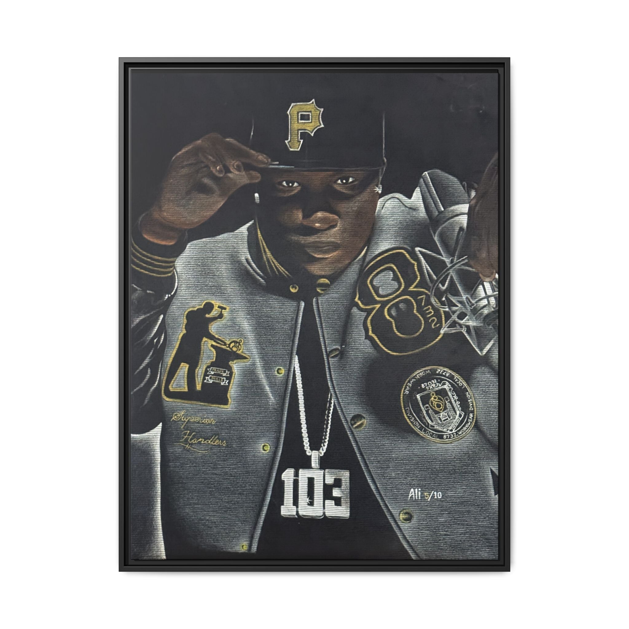 Canvas Looking in the Mirror Wall Art