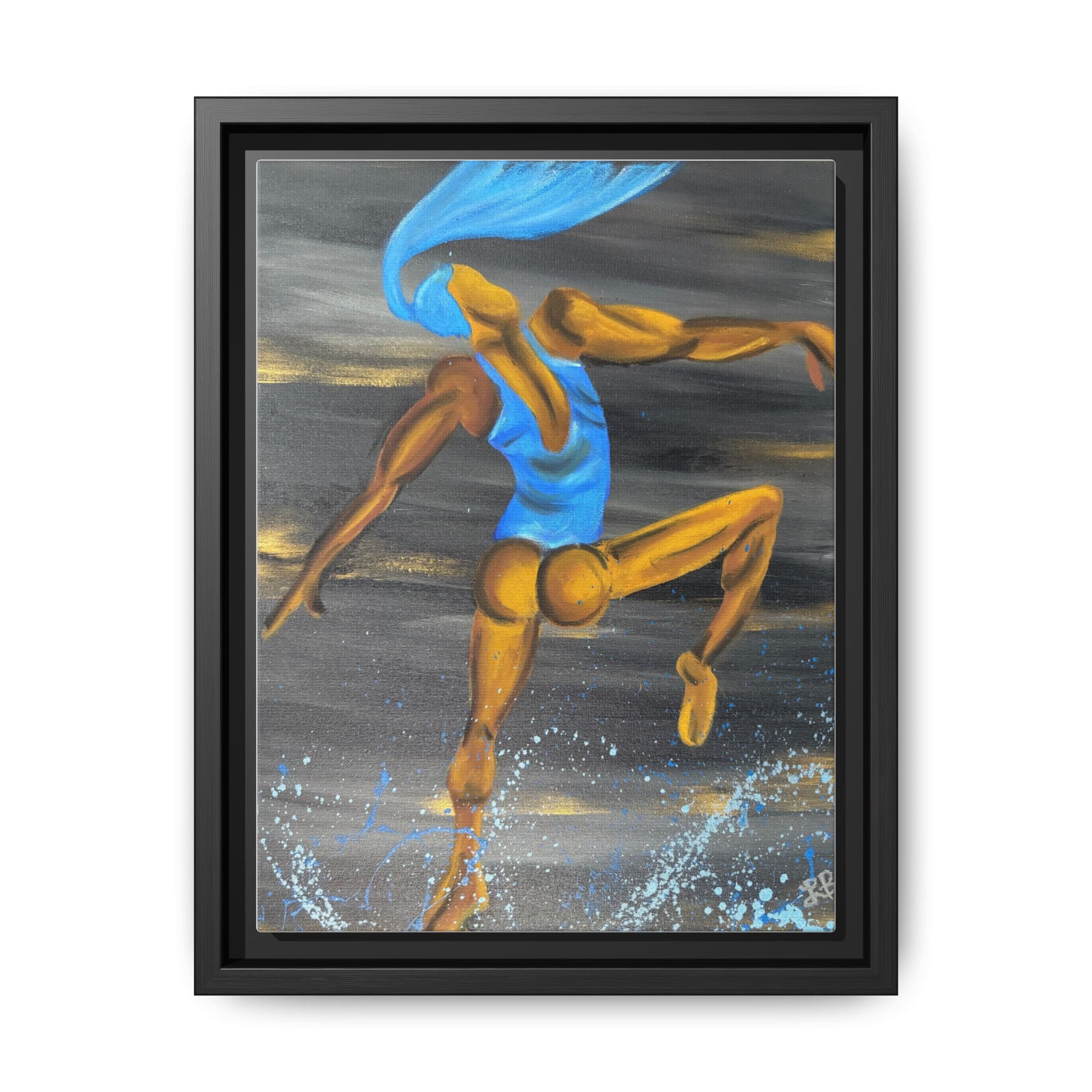 Dynamic Blue Dancing