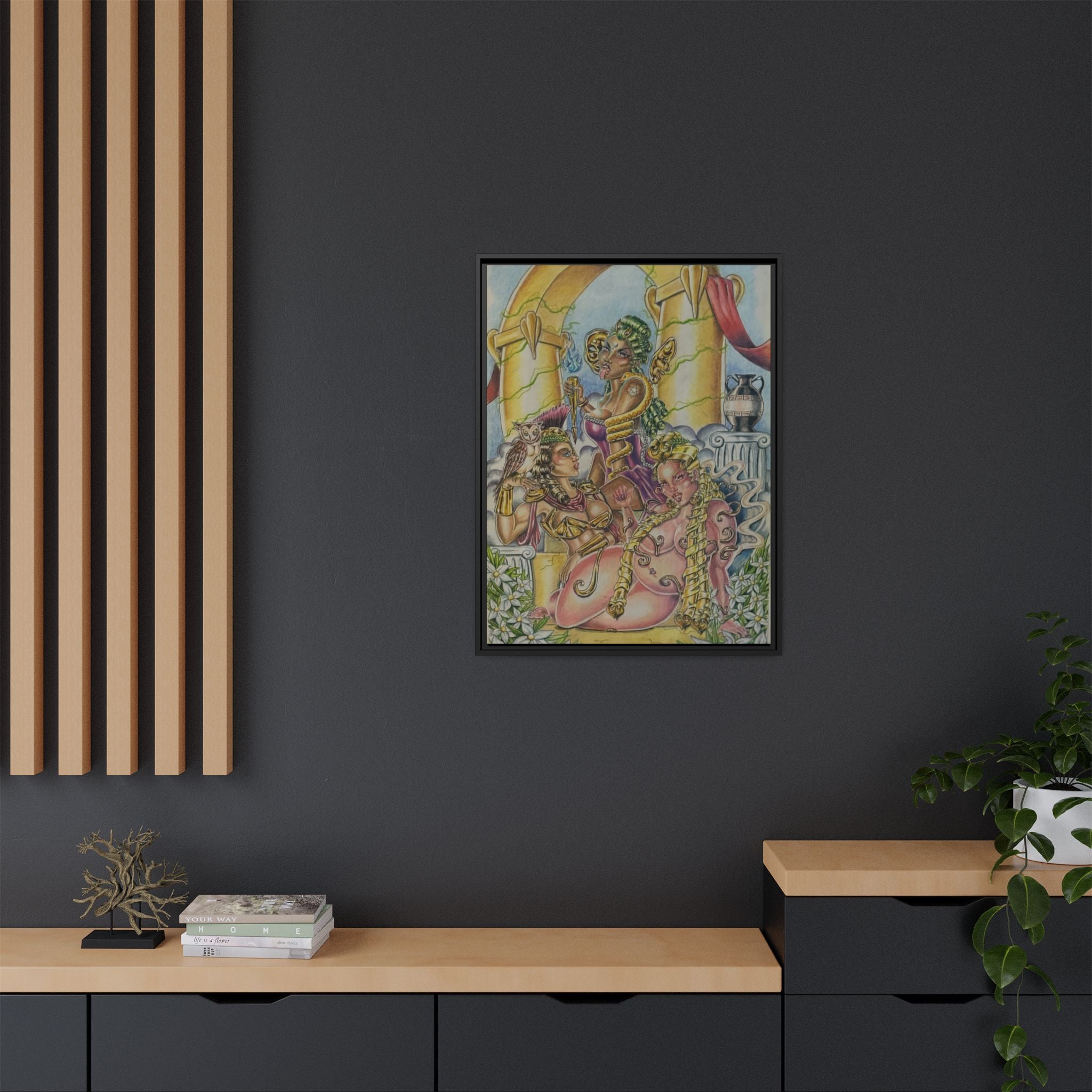 Canvas Art Print - Many Faces
