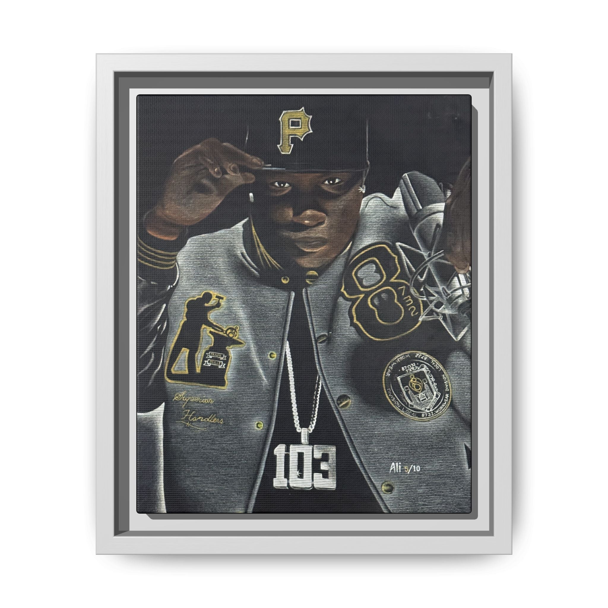 Canvas Looking in the Mirror Wall Art