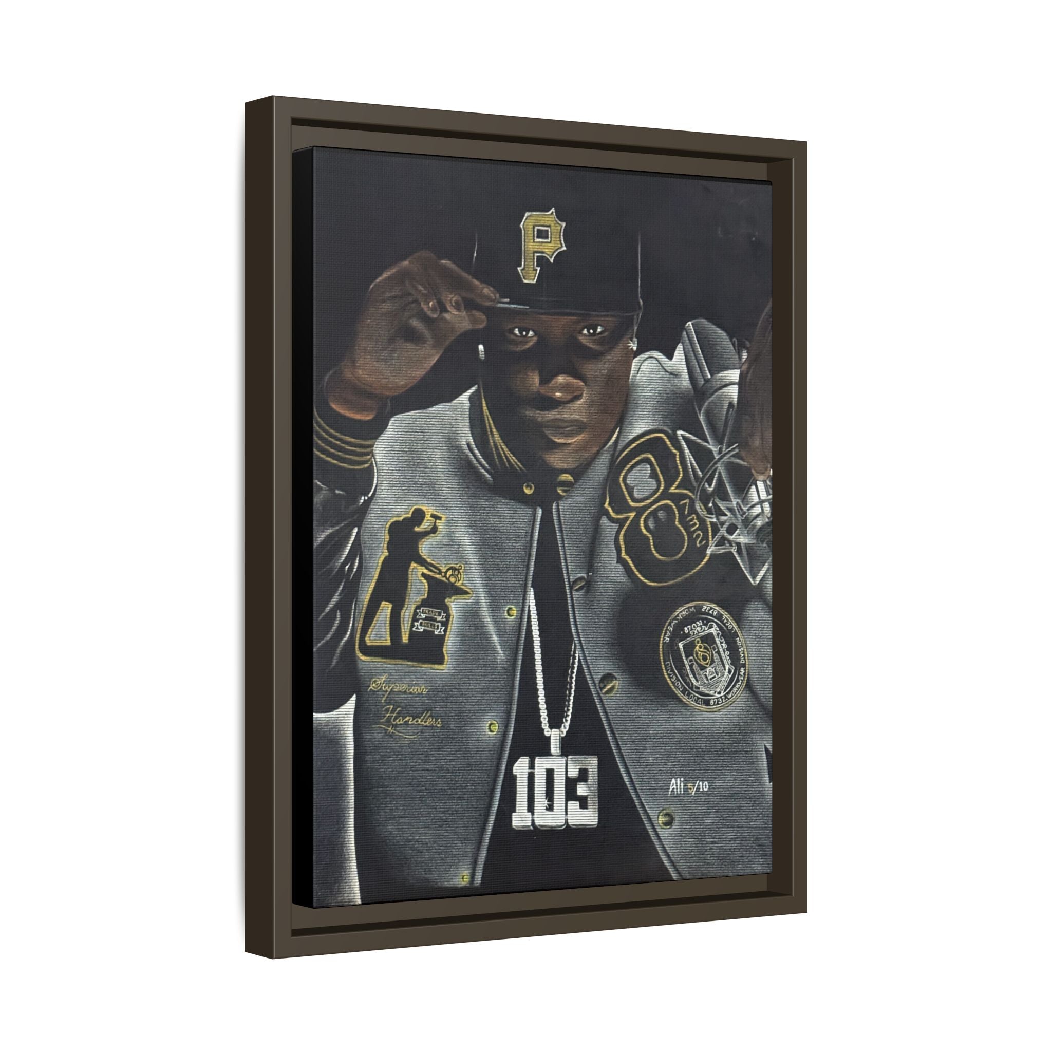 Canvas Looking in the Mirror Wall Art