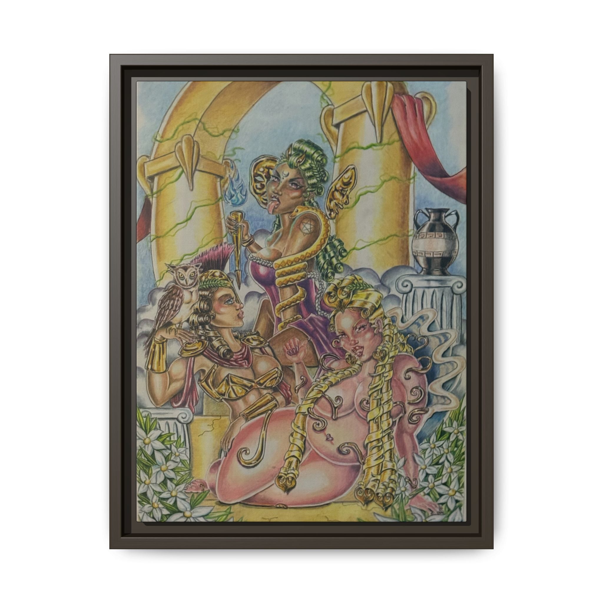 Canvas Art Print - Many Faces