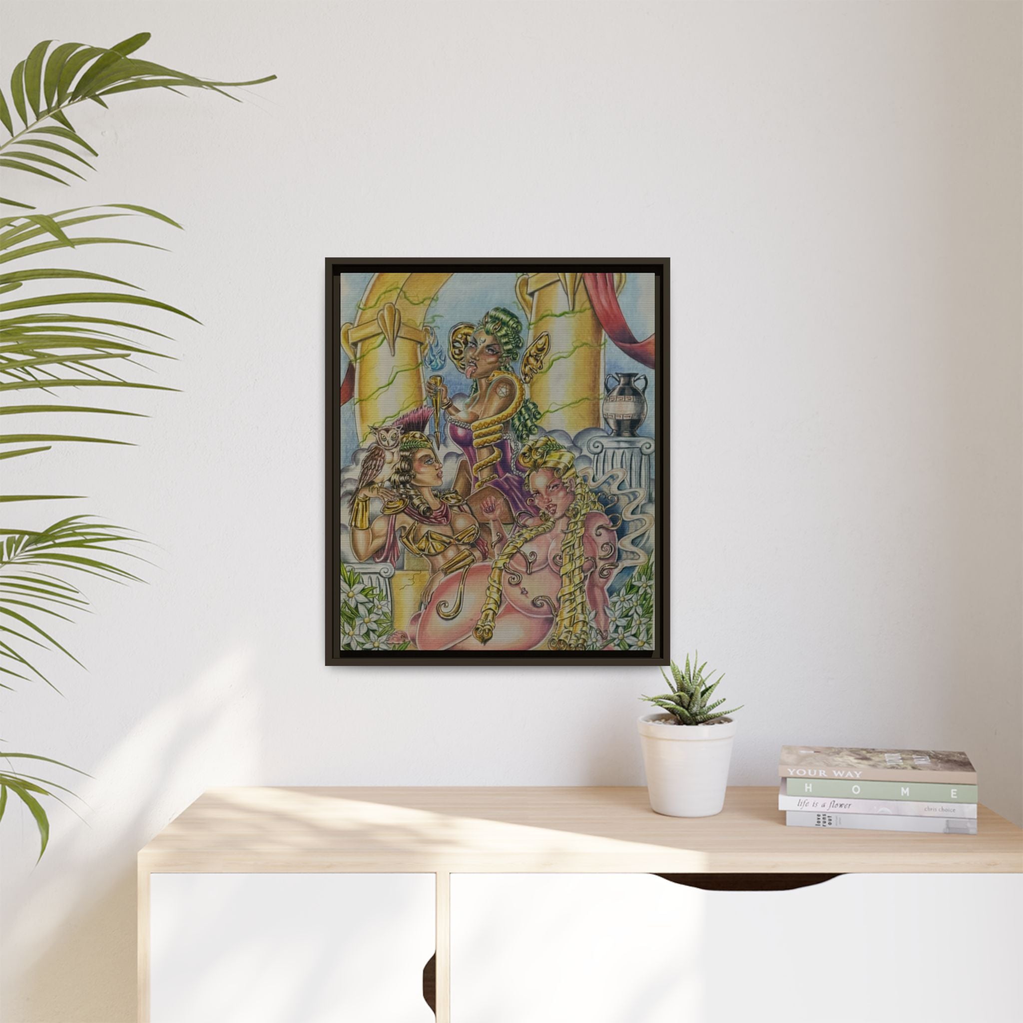Canvas Art Print - Many Faces