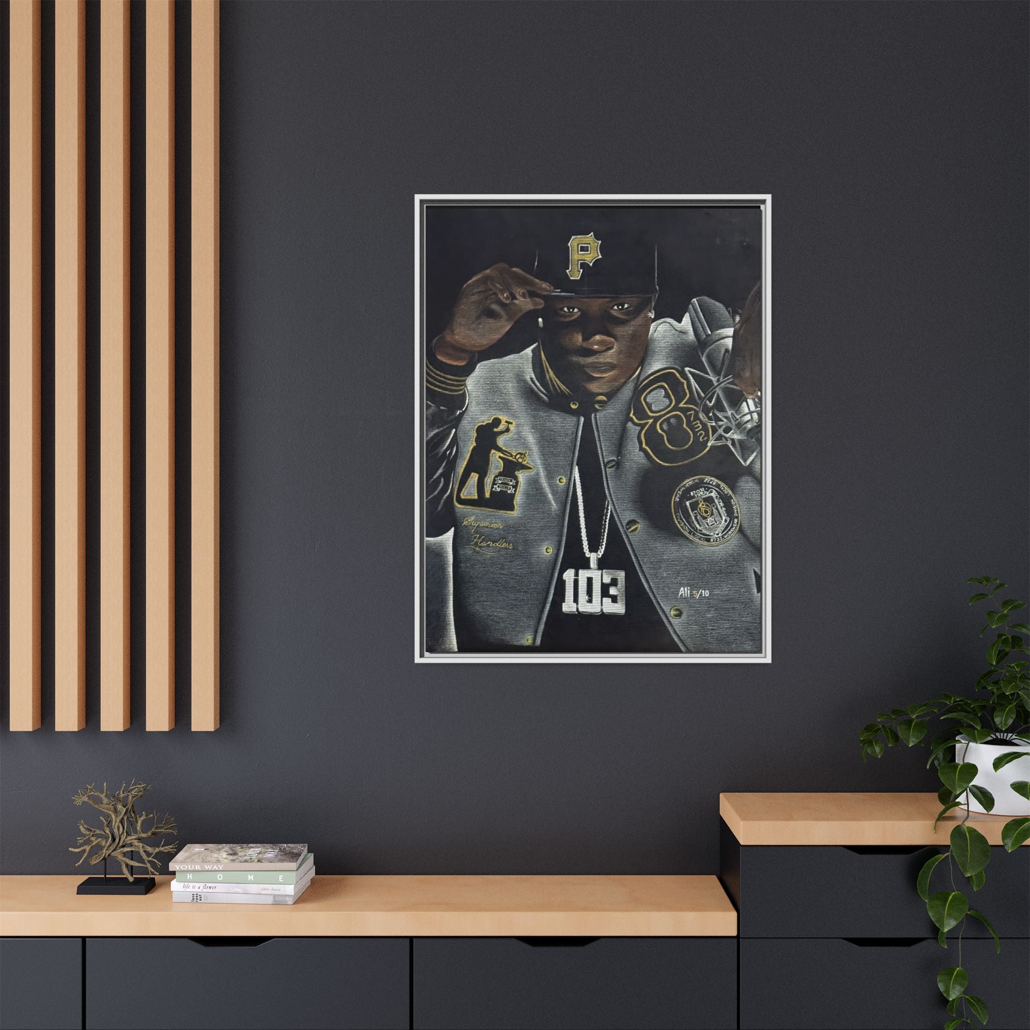 Canvas Looking in the Mirror Wall Art