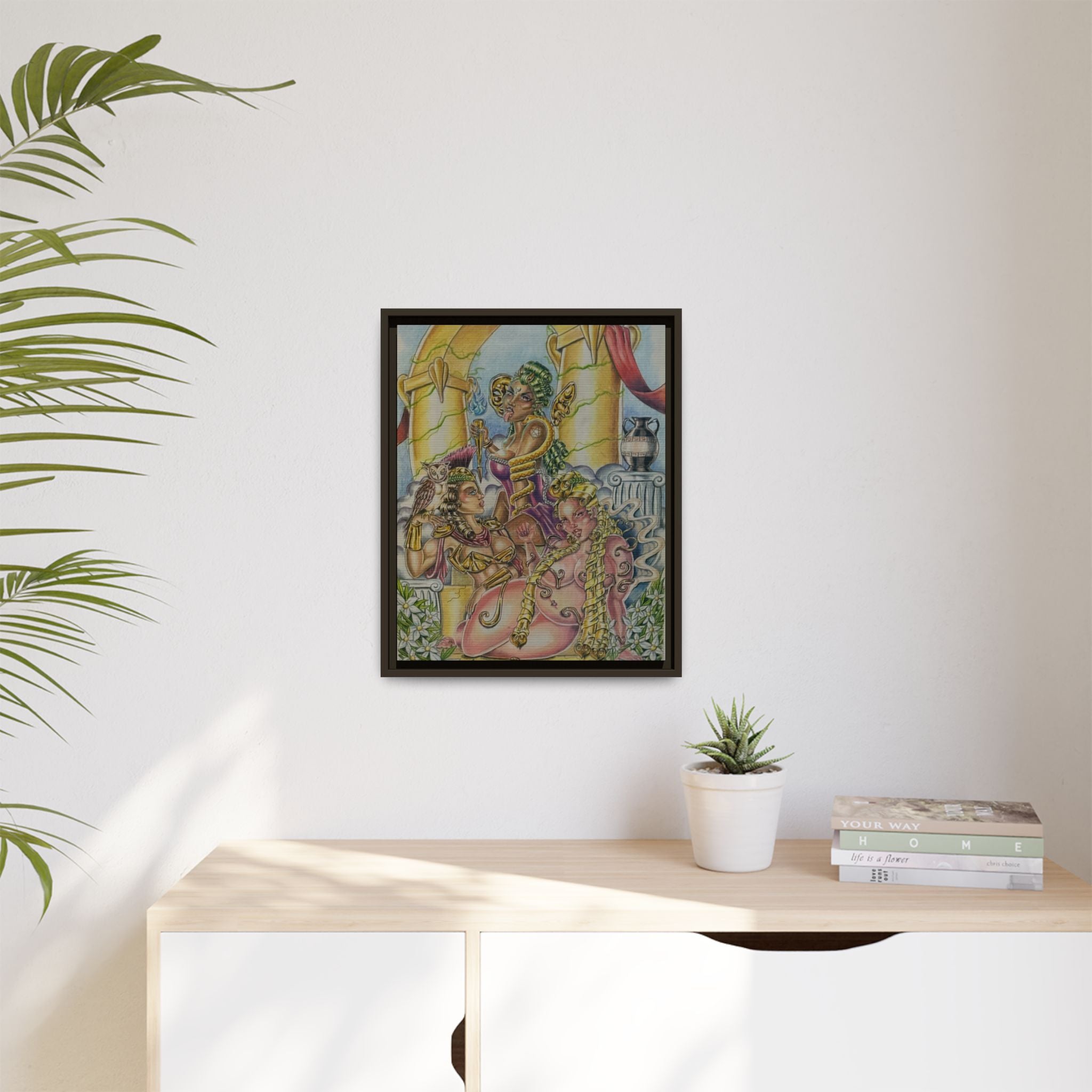Canvas Art Print - Many Faces