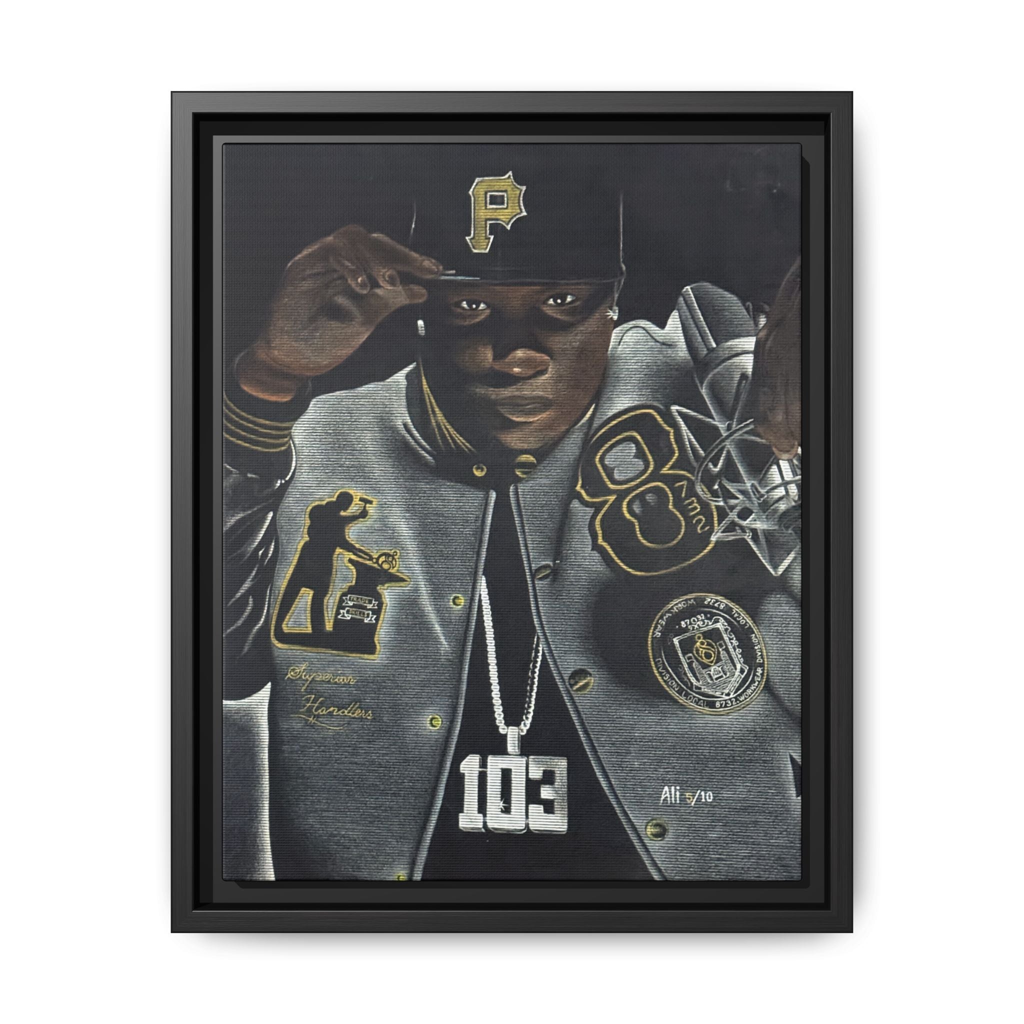 Canvas Looking in the Mirror Wall Art