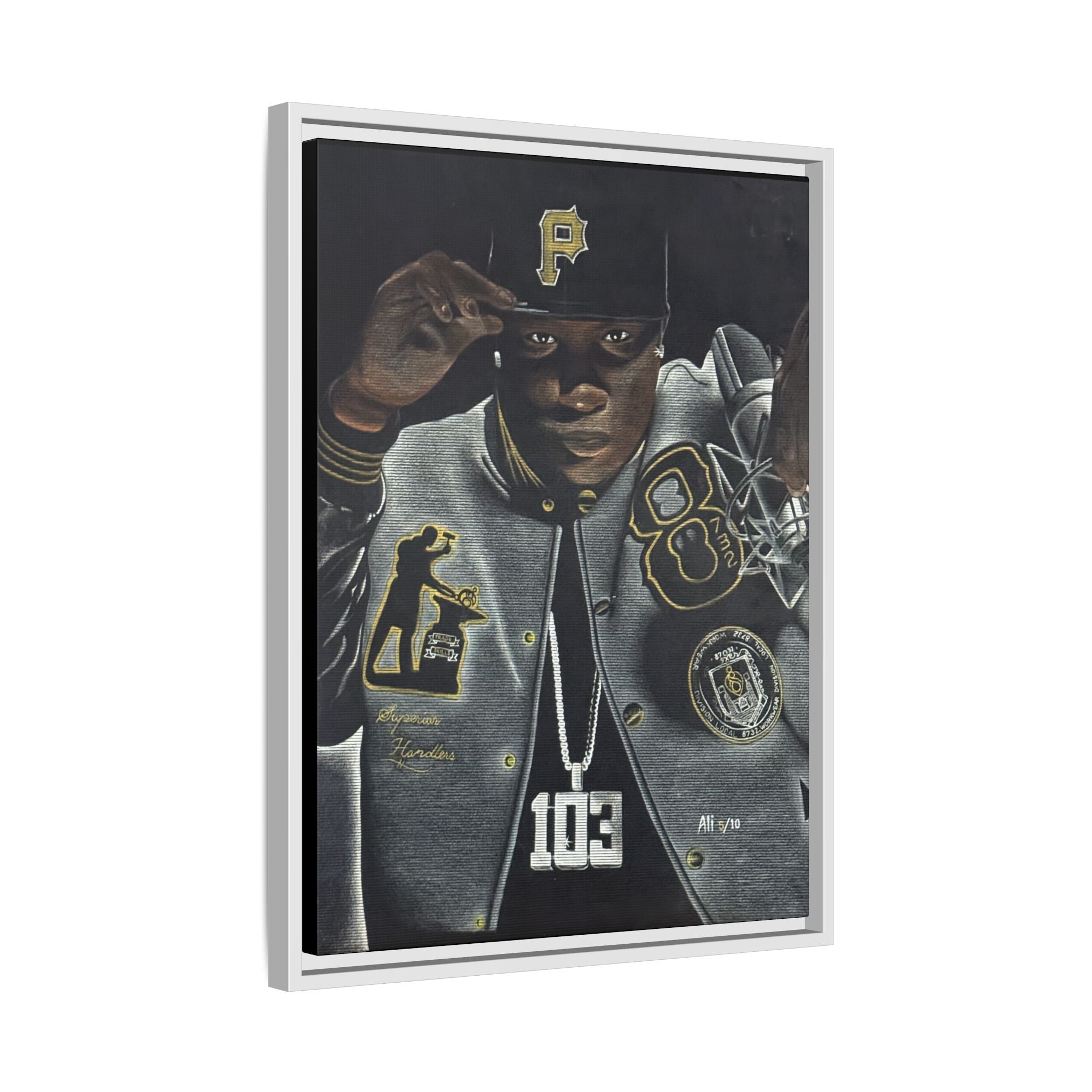 Canvas Looking in the Mirror Wall Art