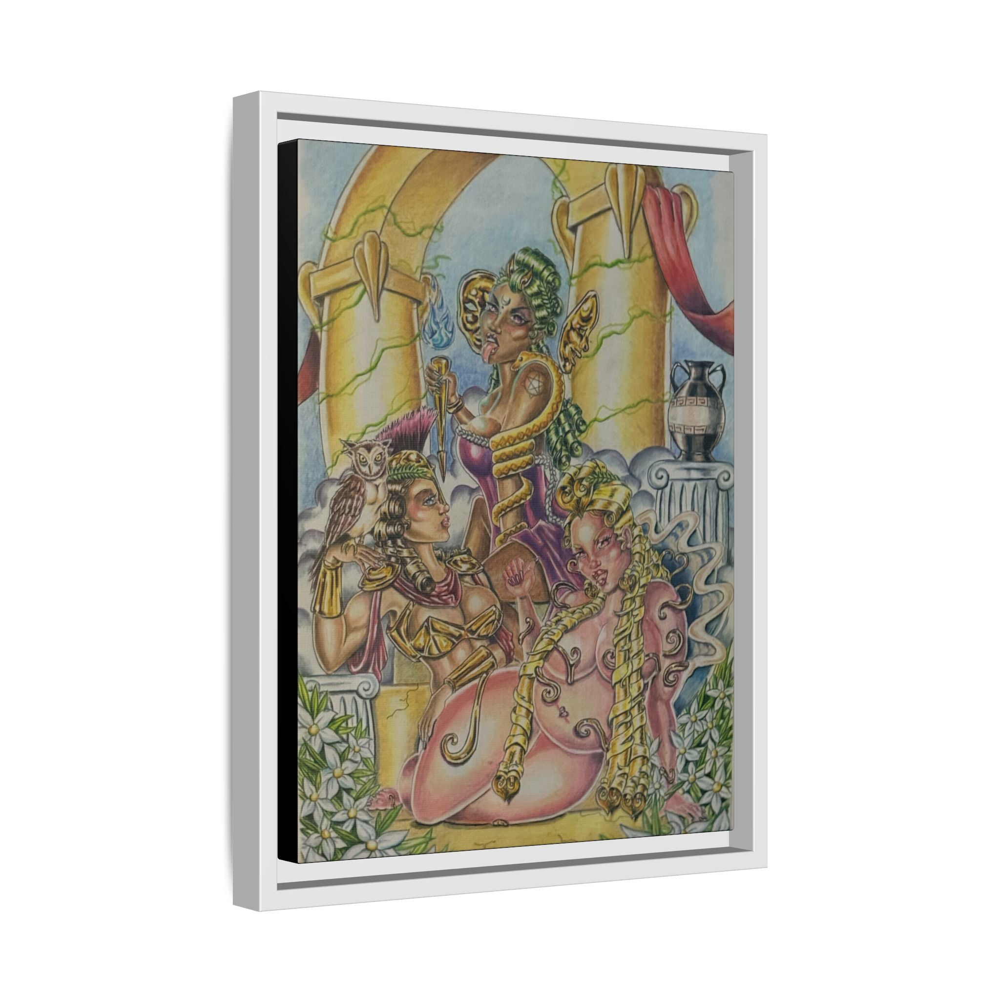 Canvas Art Print - Many Faces