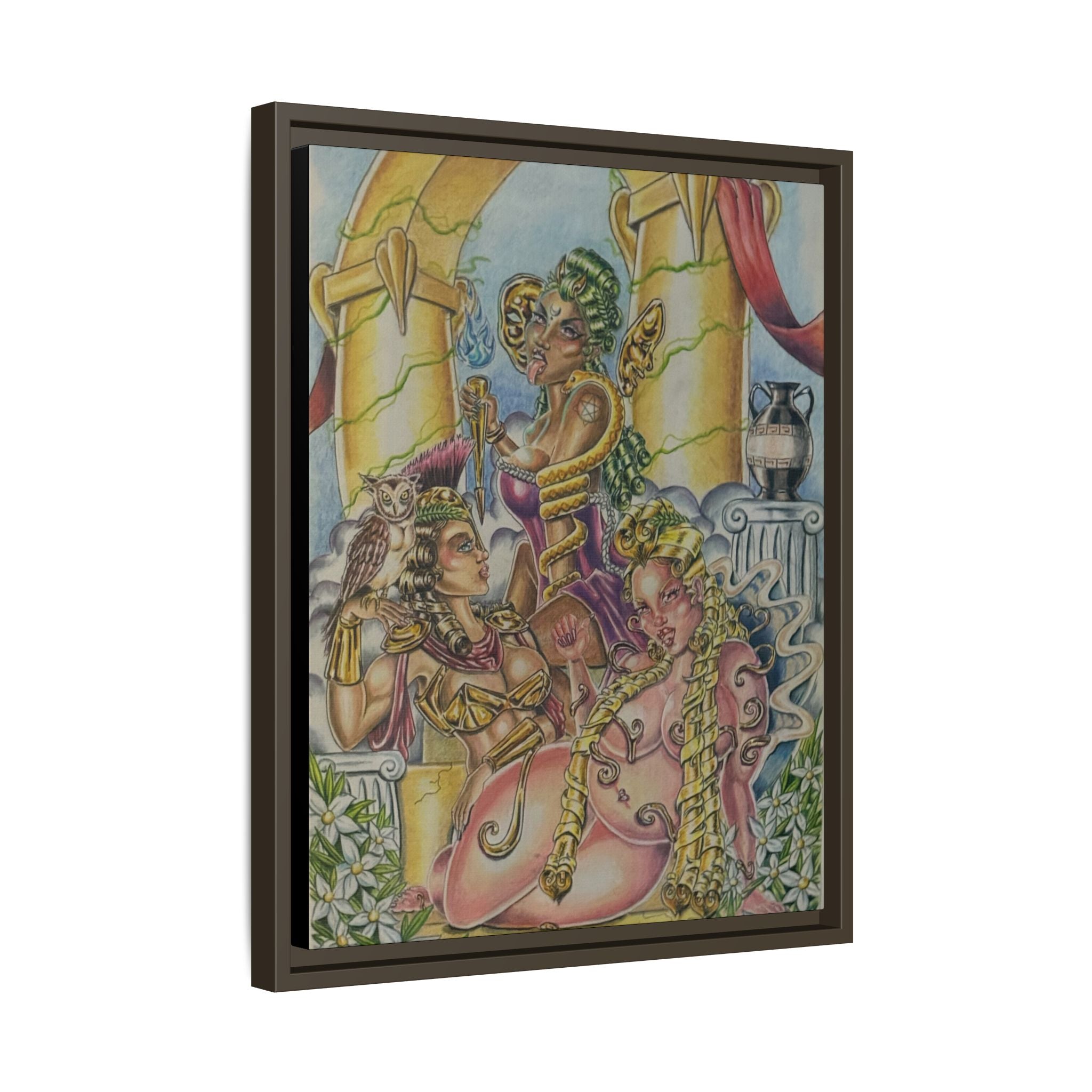 Canvas Art Print - Many Faces