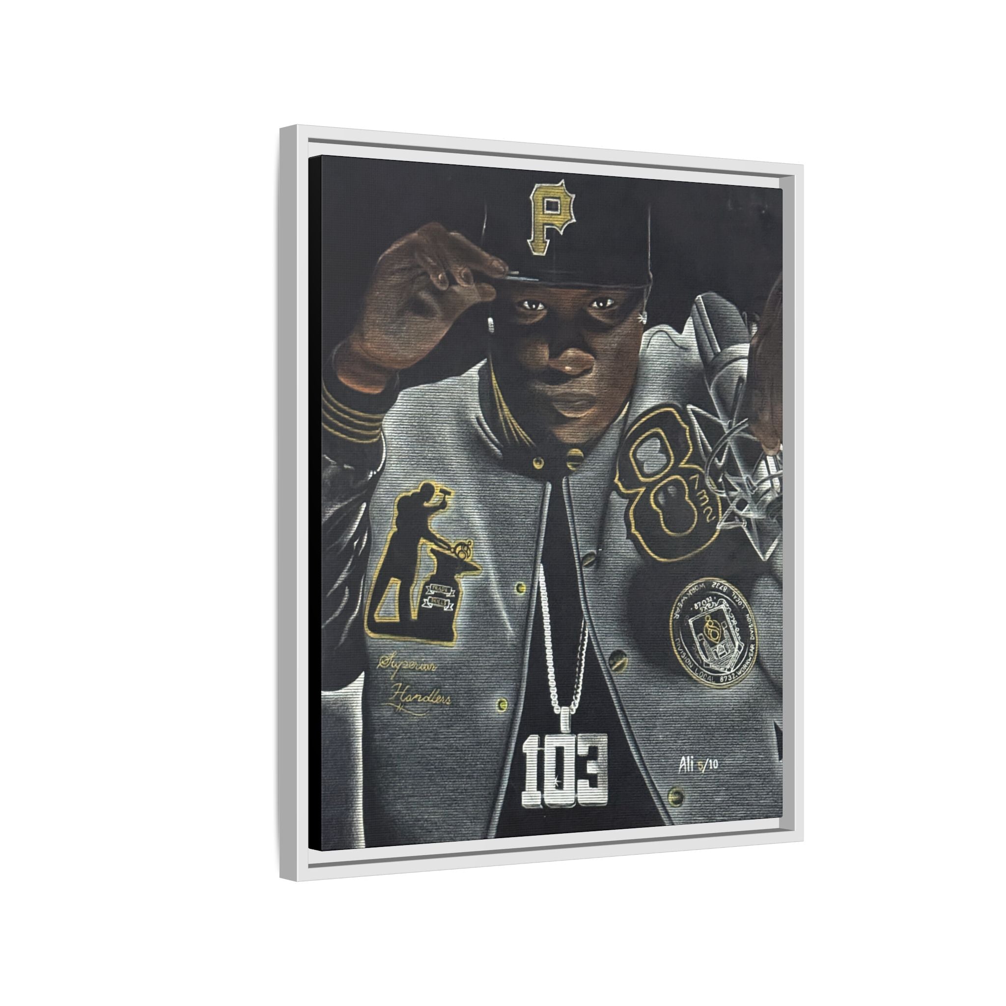 Canvas Looking in the Mirror Wall Art