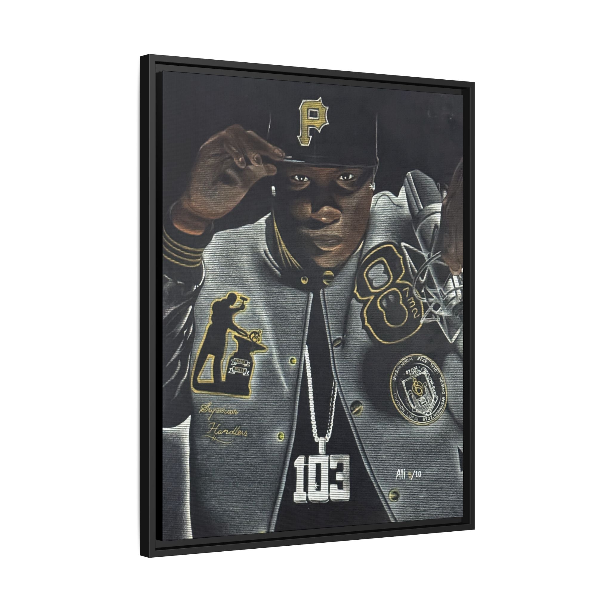 Canvas Looking in the Mirror Wall Art