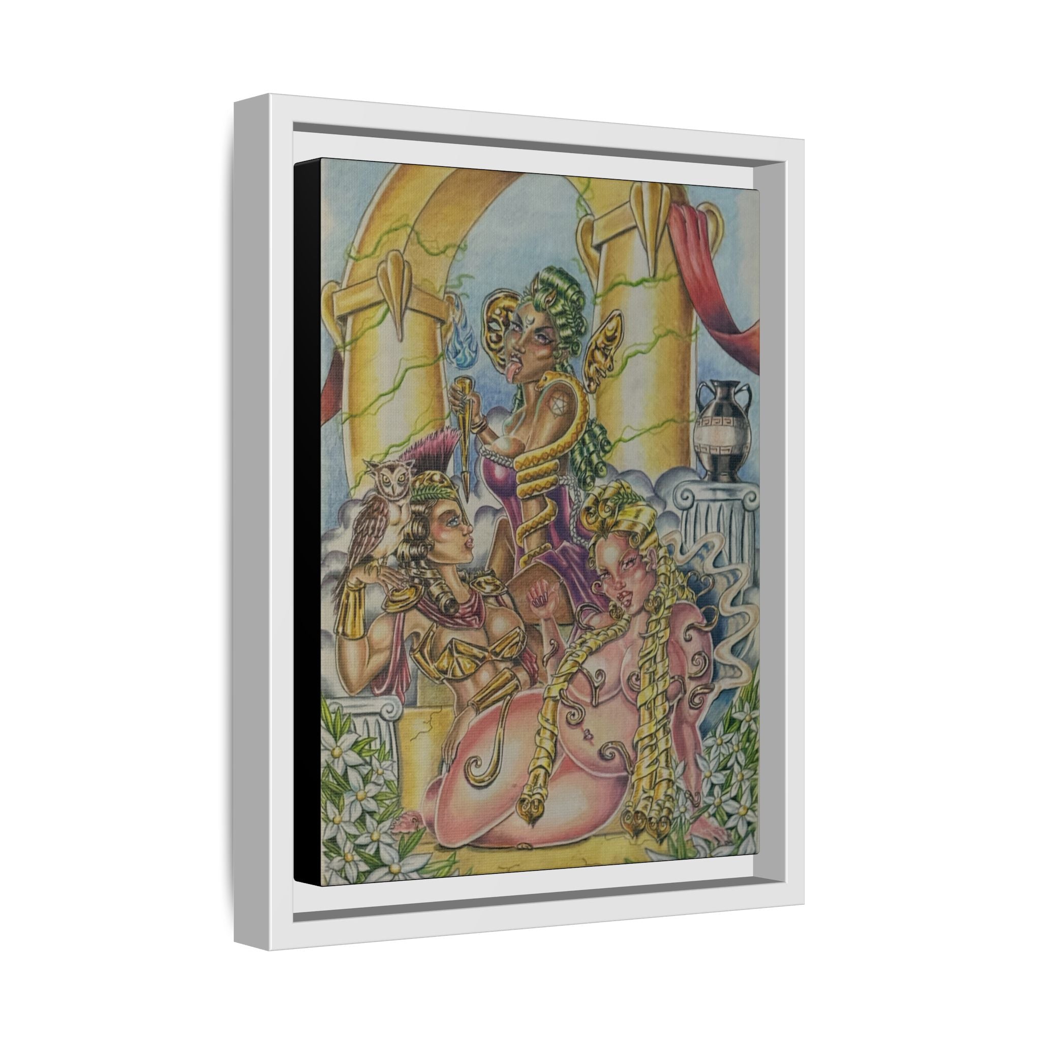Canvas Art Print - Many Faces