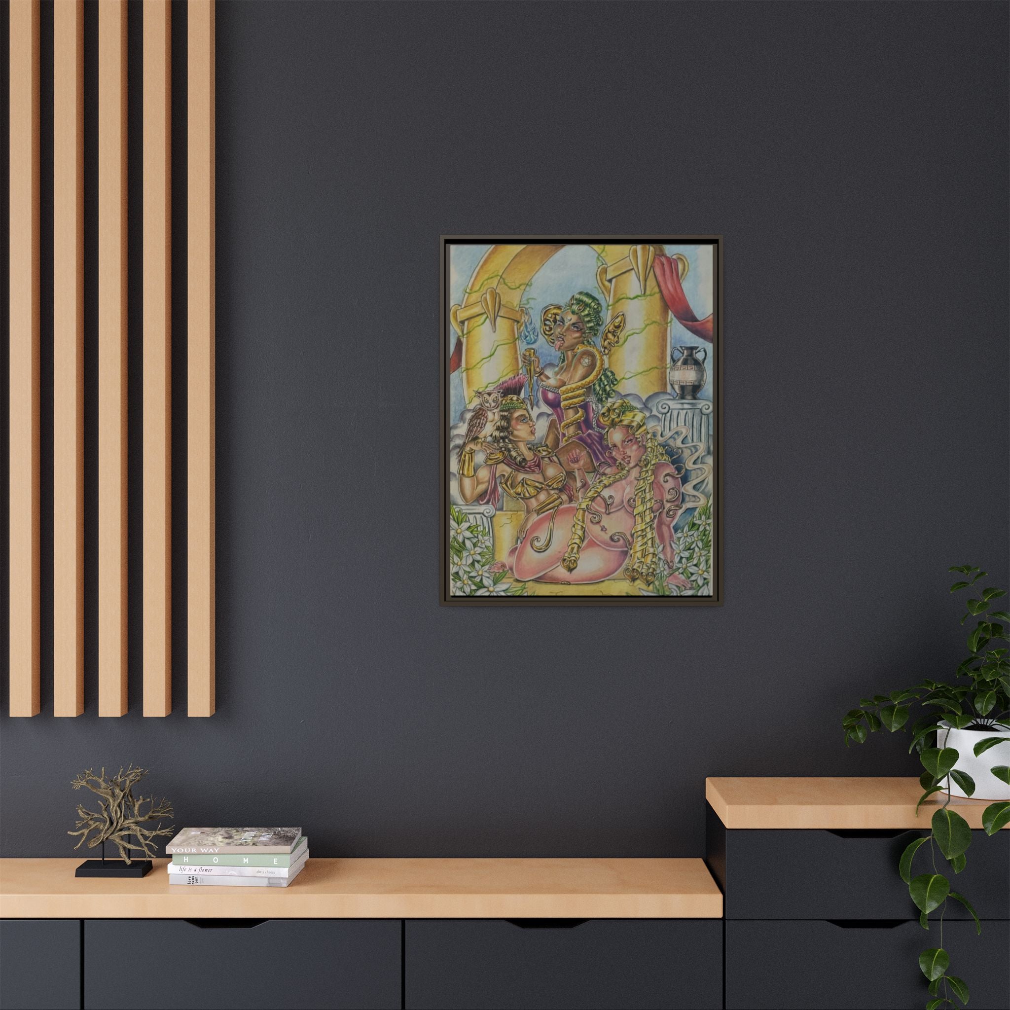 Canvas Art Print - Many Faces