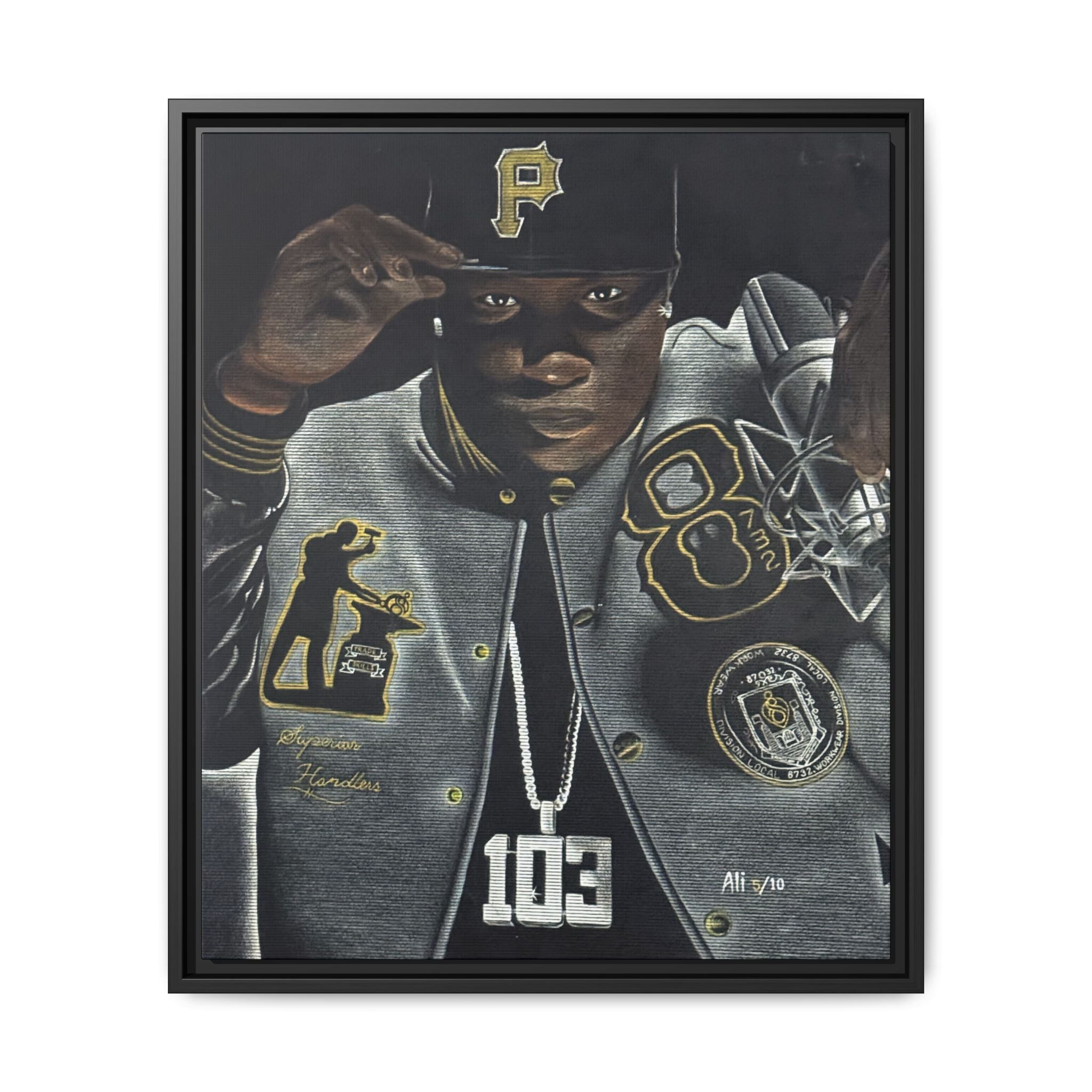 Canvas Looking in the Mirror Wall Art