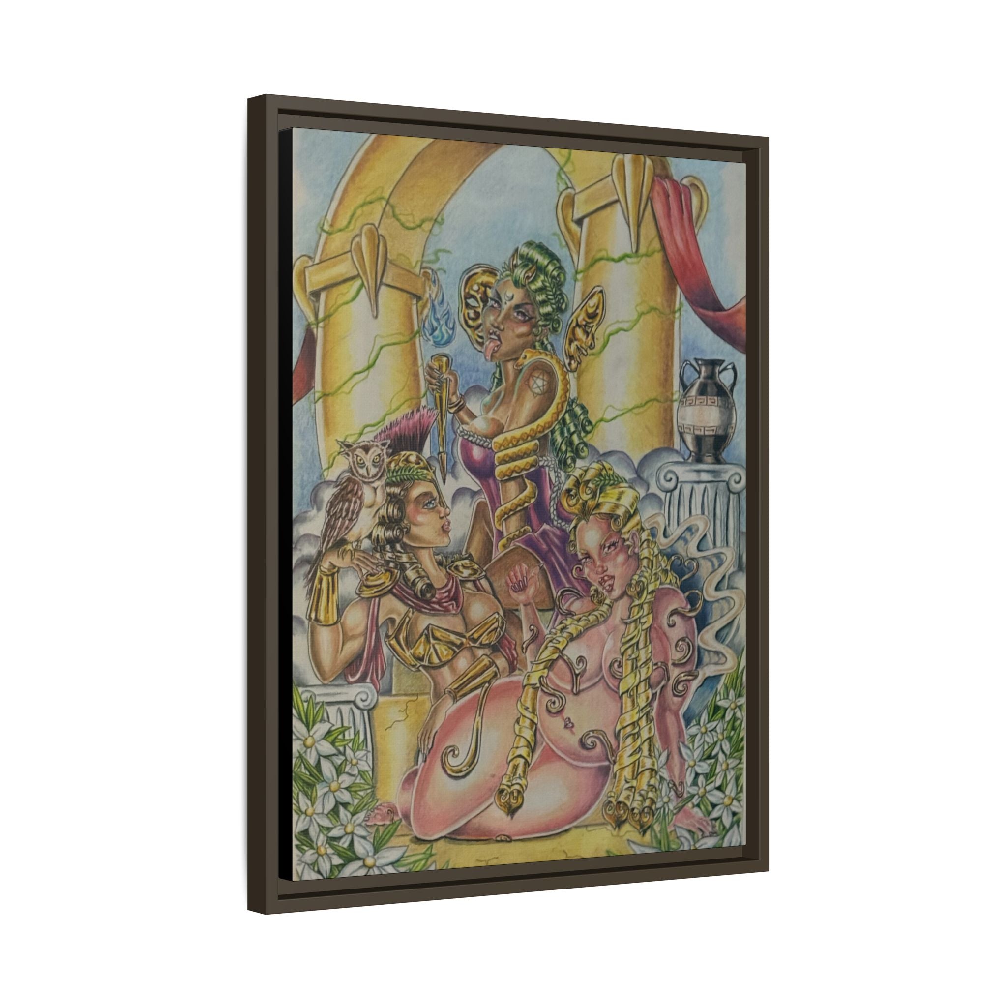 Canvas Art Print - Many Faces