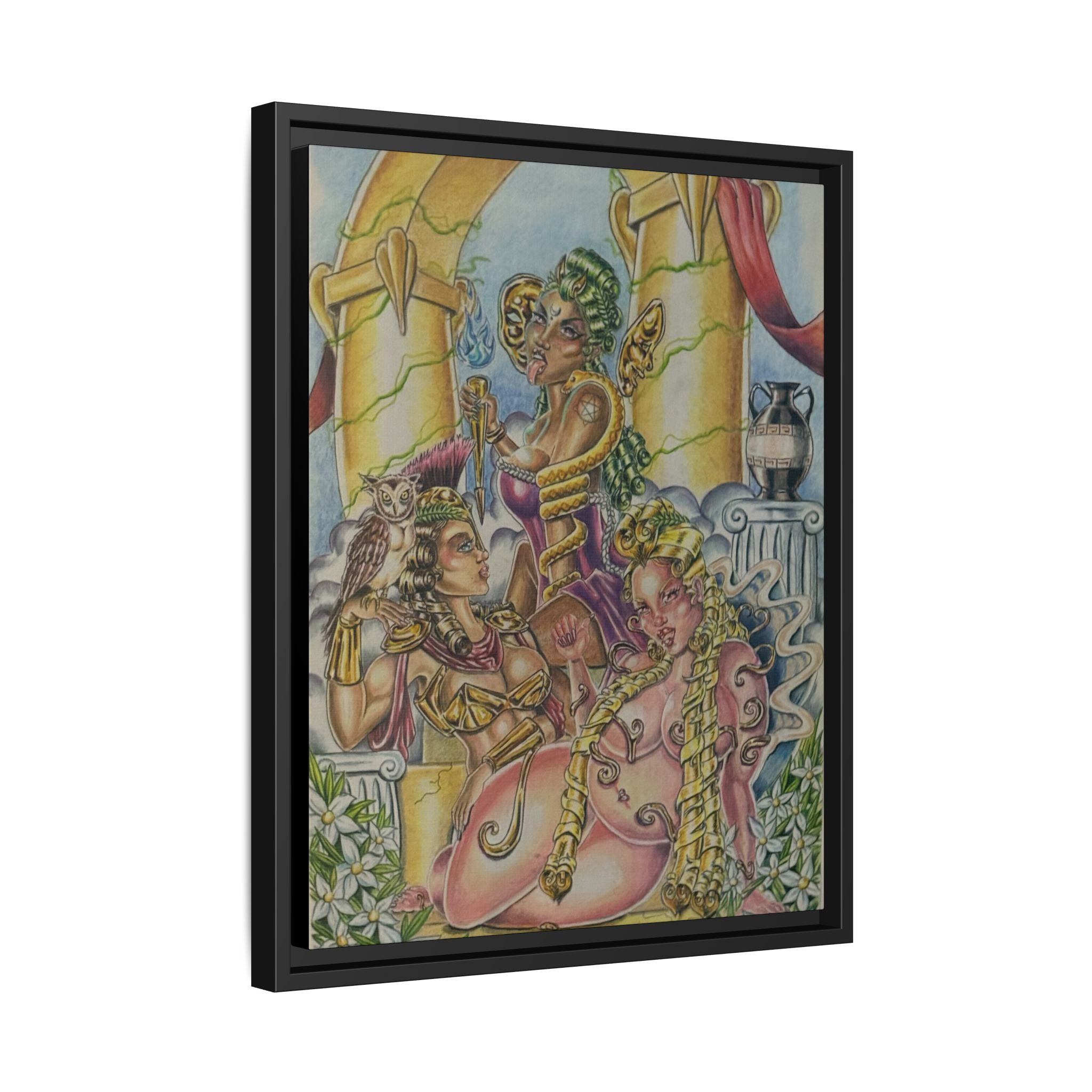 Canvas Art Print - Many Faces