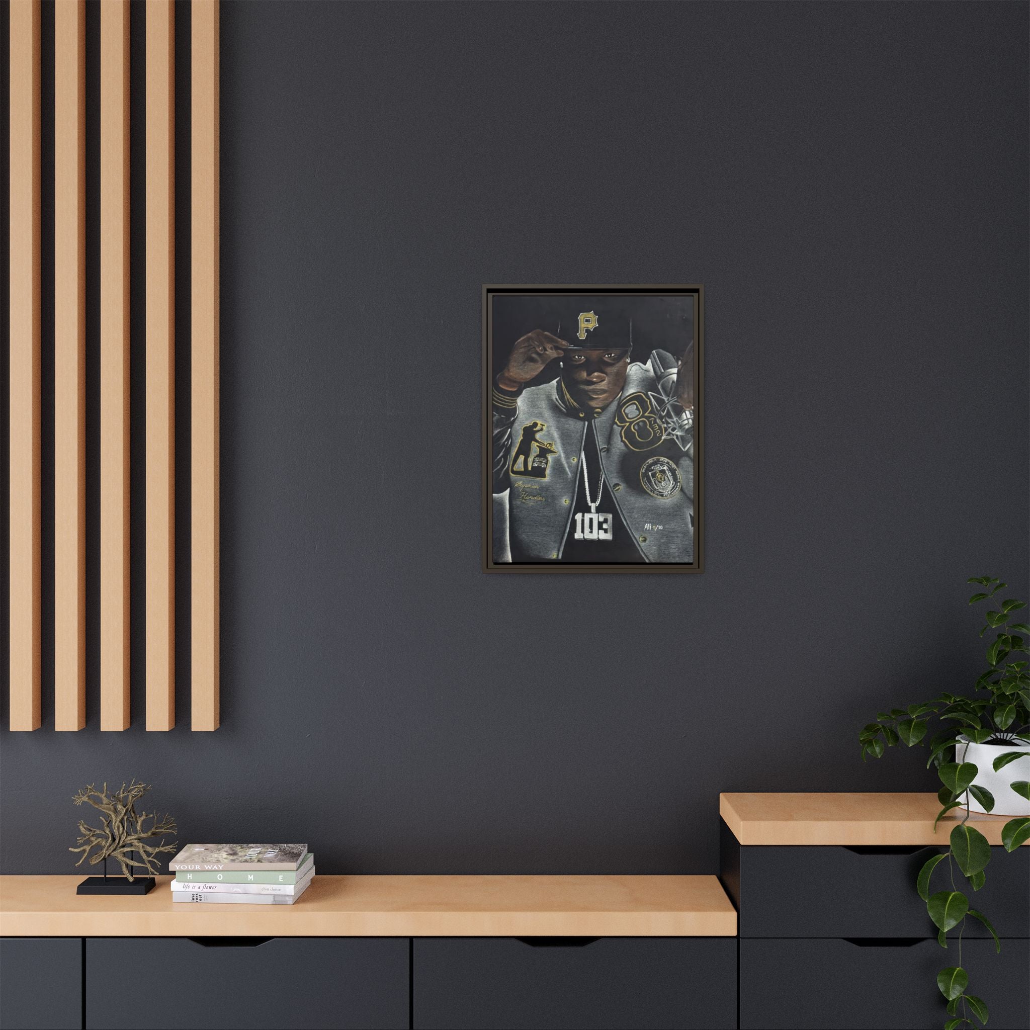 Canvas Looking in the Mirror Wall Art