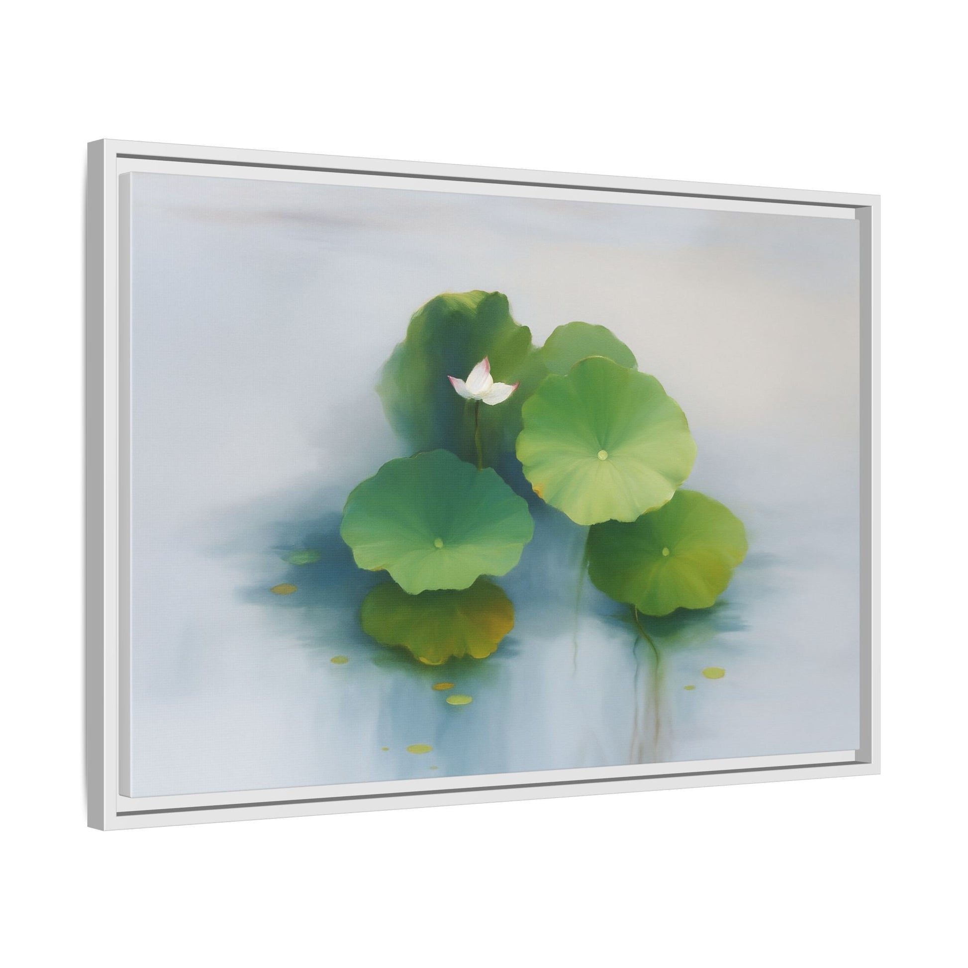 Serene Green Lotus