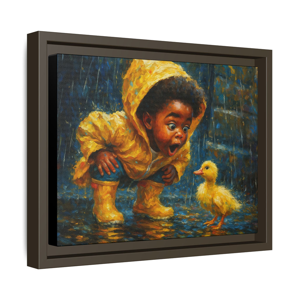 Yellow Child and Duck