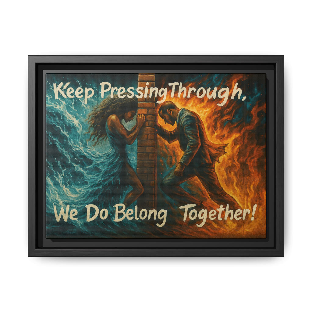 Matte Canvas, Framed (Multi-color)