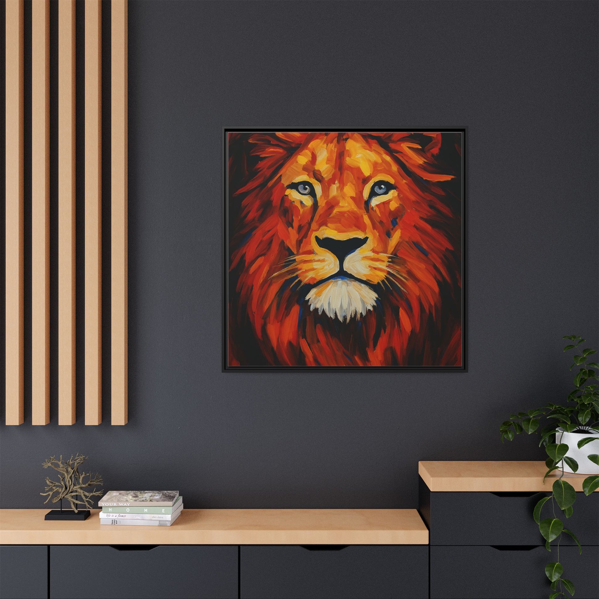 Orange Red Lion 1