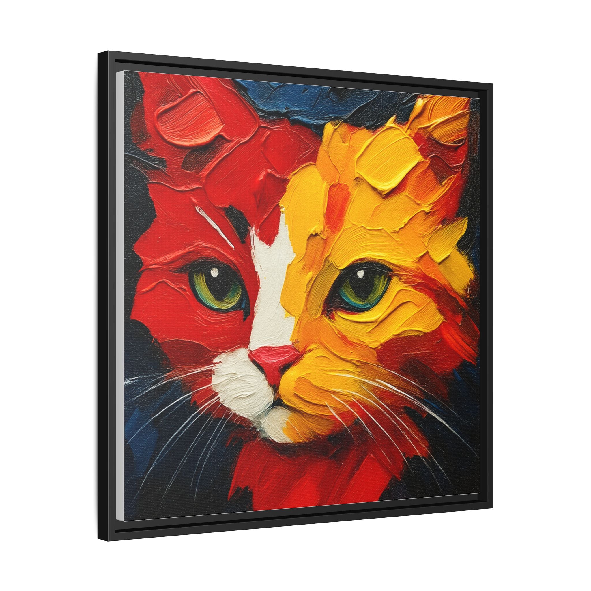 Whiskers in Red & Gold