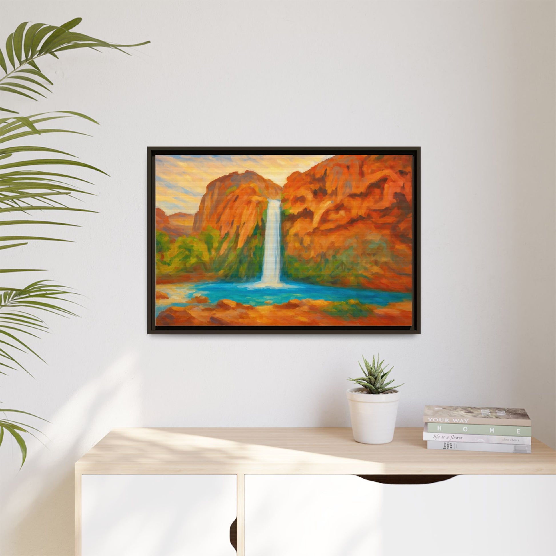 Waterfall Landscape Nature