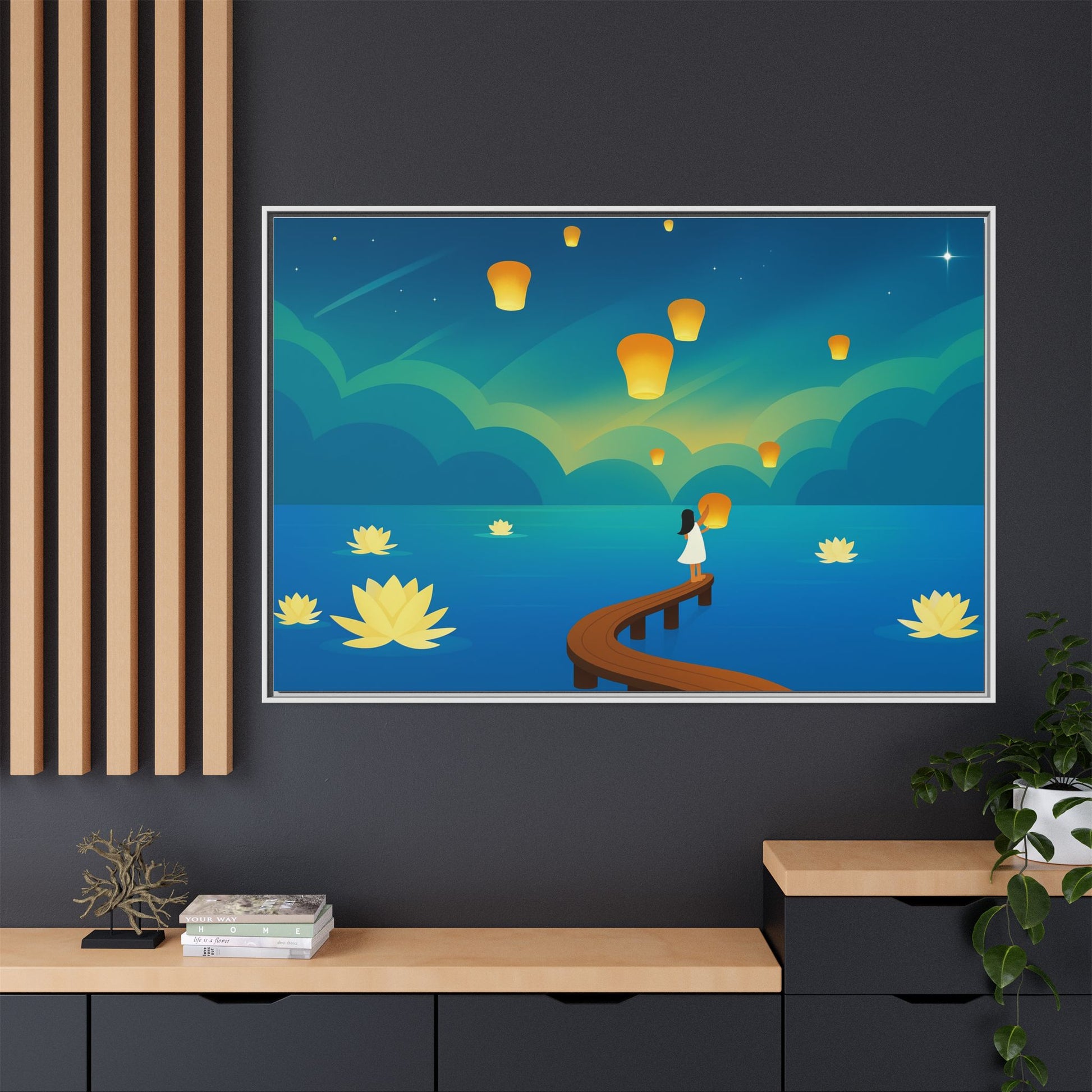 Serene Lantern Dreams