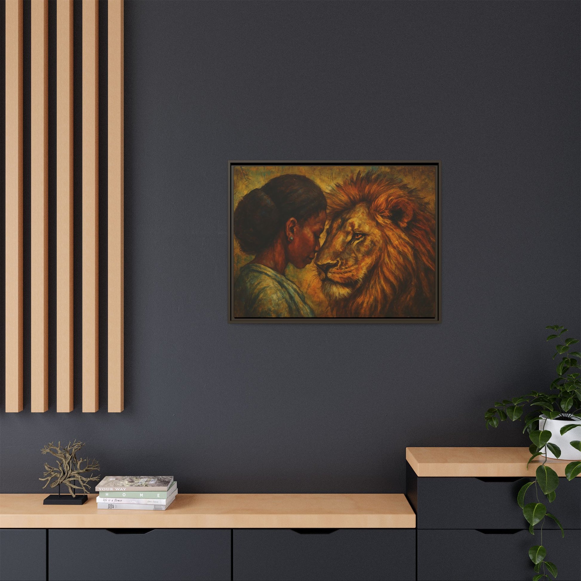 Lion and Woman