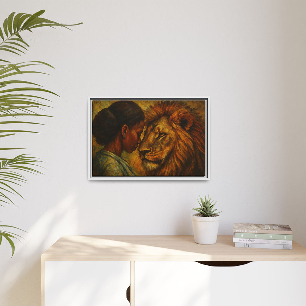 Lion and Woman